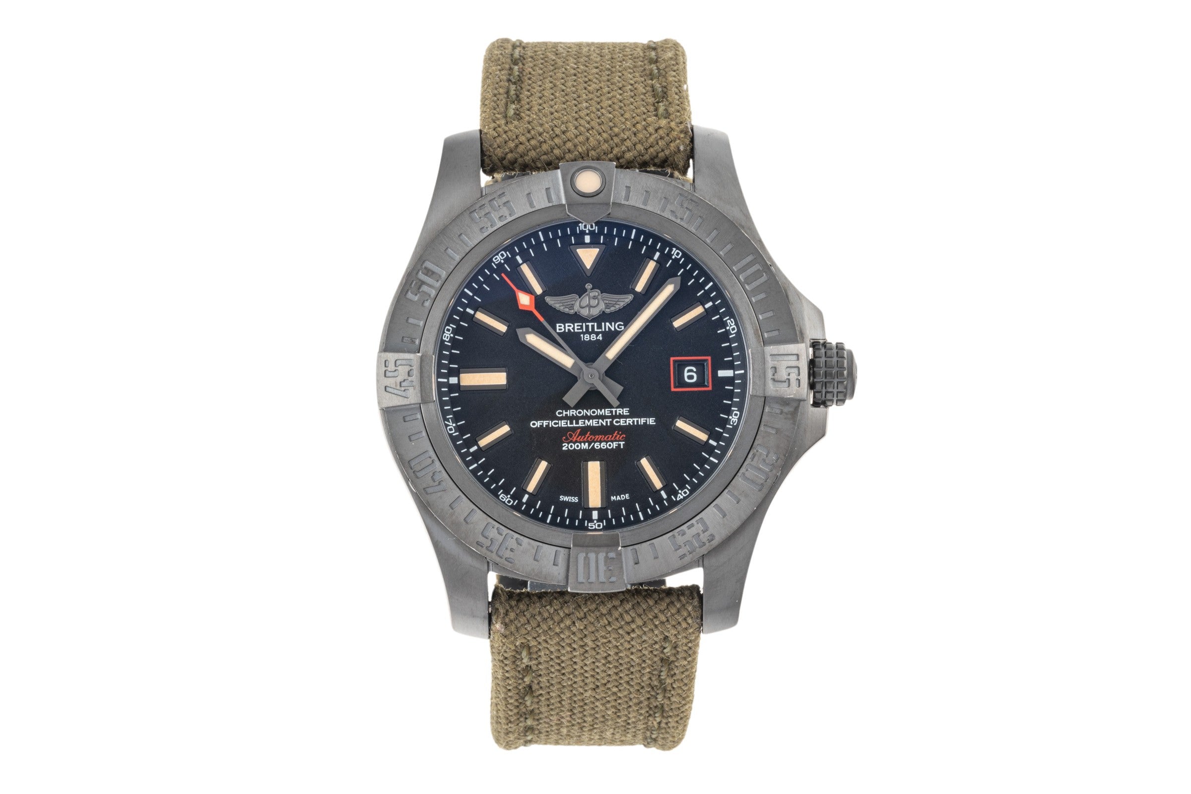 Breitling Avenger Blackbird 44 titanium automatic men's watch V1731110/BD74 LP: 4800EUR  [2400003]