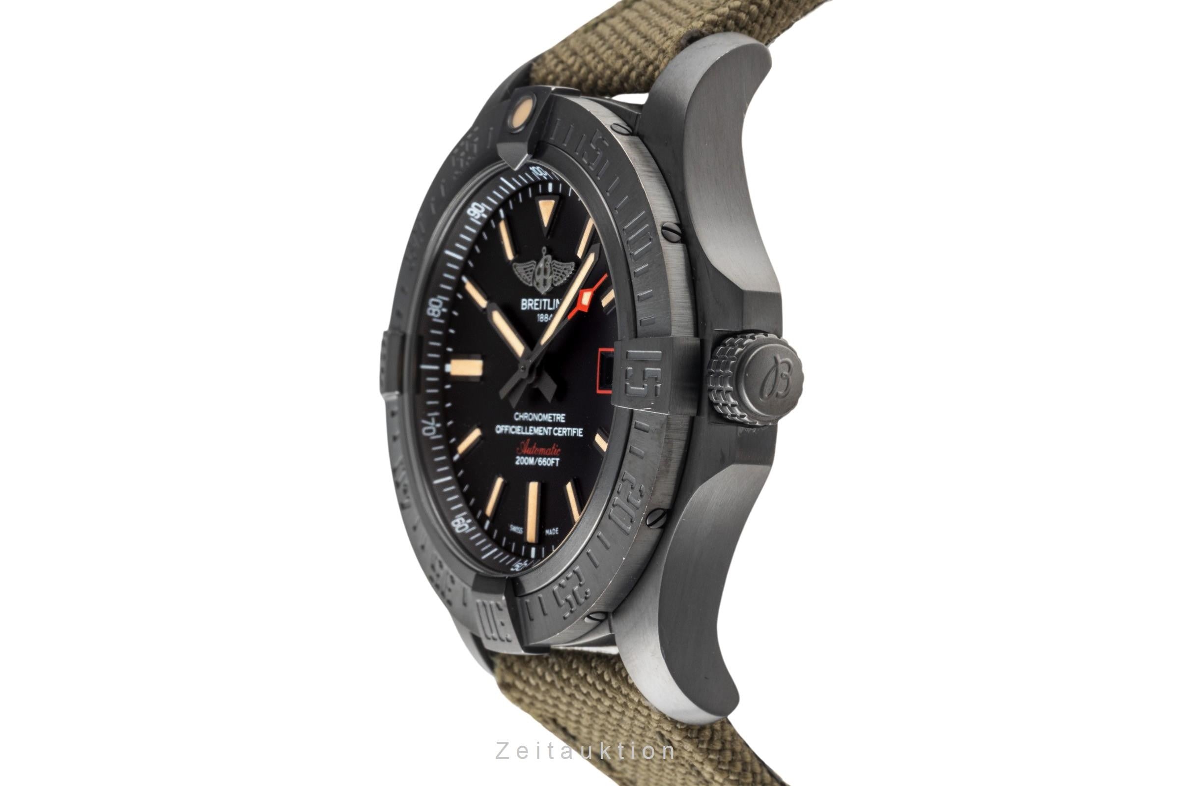 Breitling Avenger Blackbird 44 titanium automatic men's watch V1731110/BD74 LP: 4800EUR  [2400003]