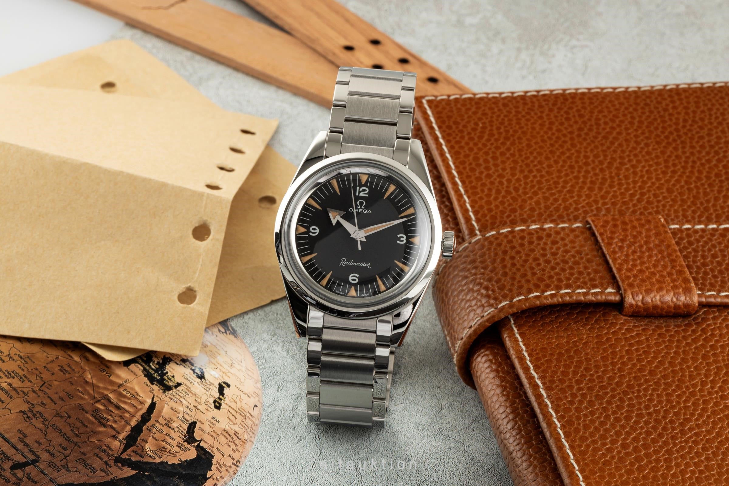 Omega Railmaster Stahl Automatik Herrenuhr Ref. 220.10.38.20.01.002 NP: 8200,- € [2400026]