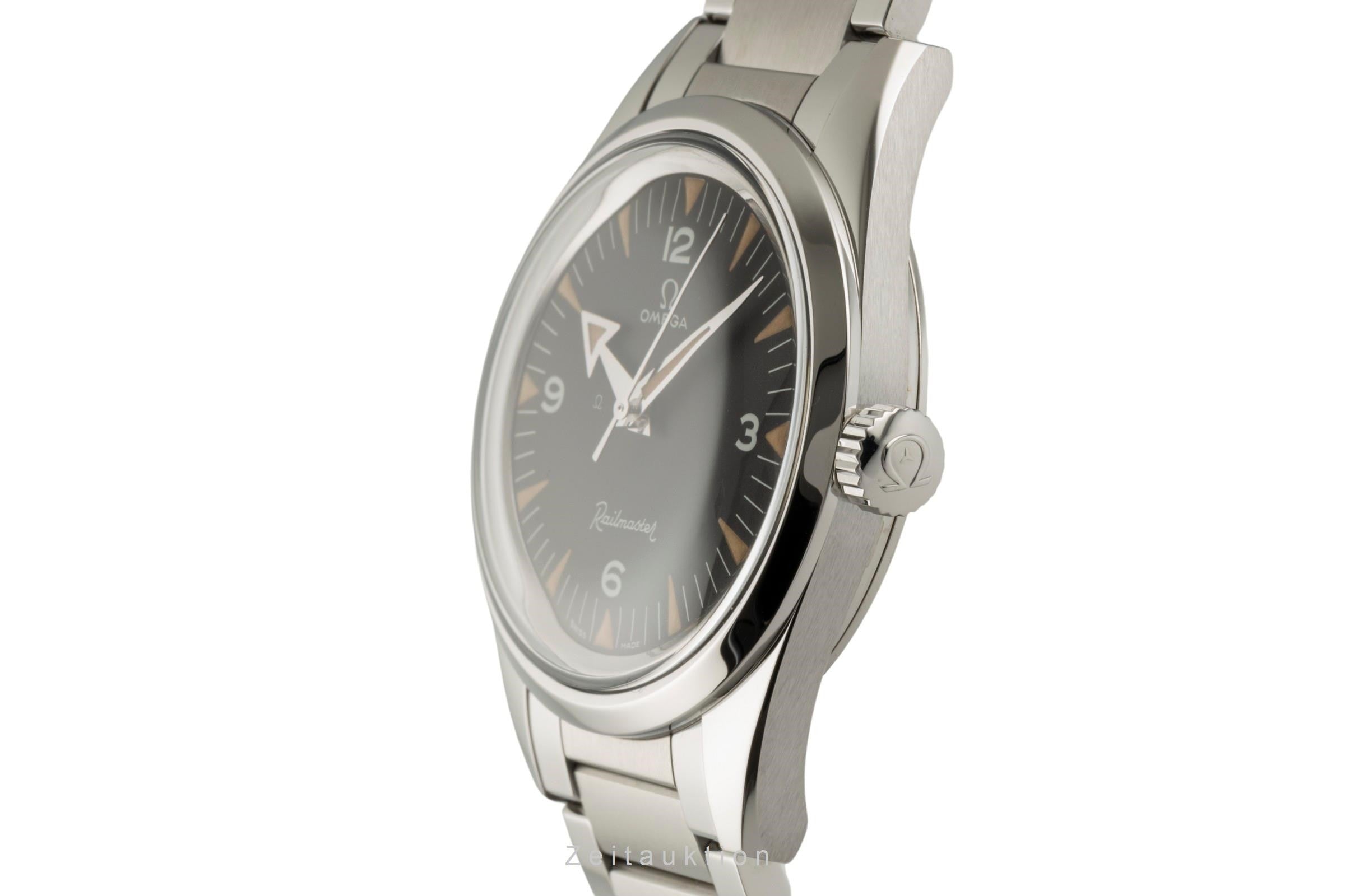 Omega Railmaster Stahl Automatik Herrenuhr Ref. 220.10.38.20.01.002 NP: 8200,- € [2400026]