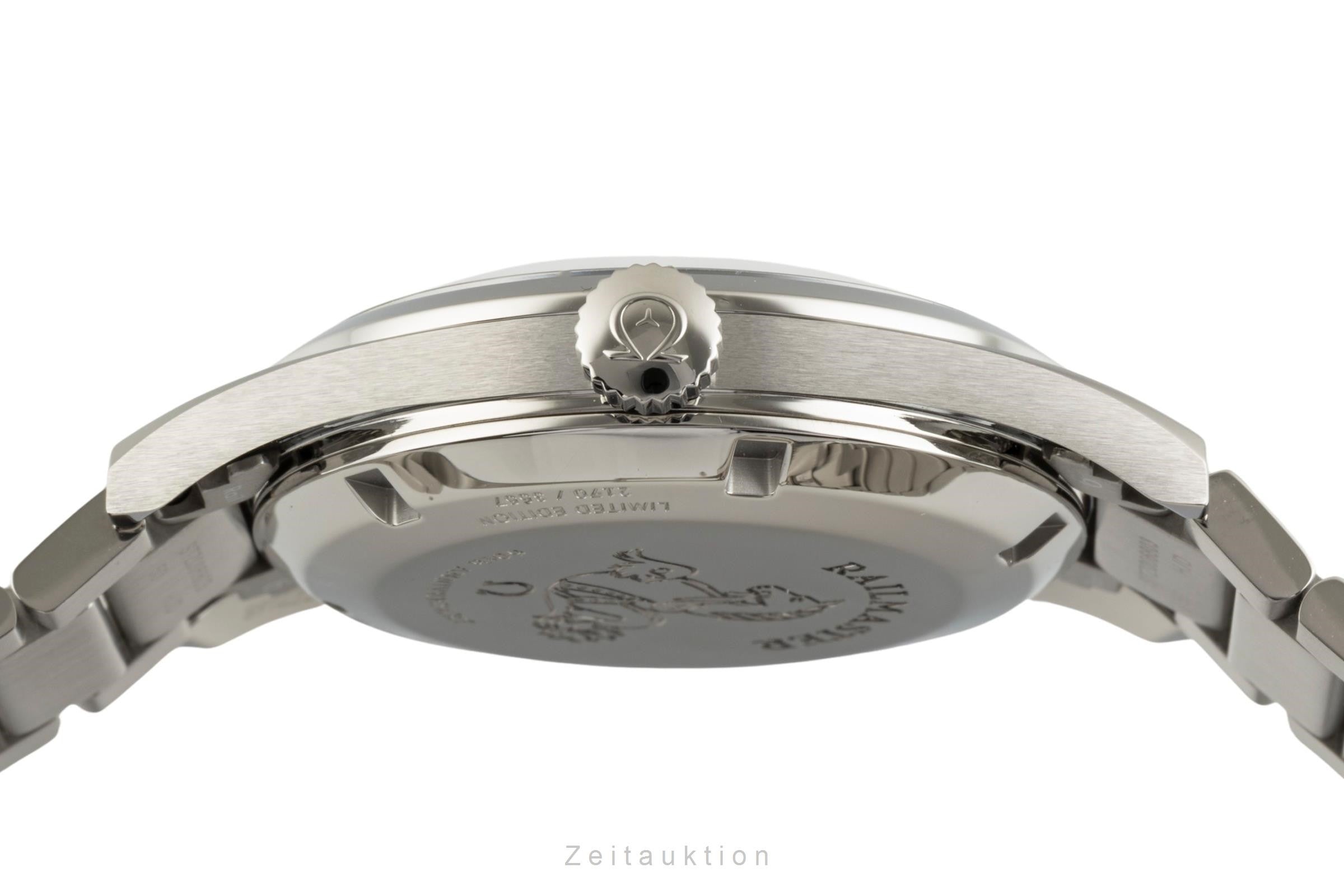 Omega Railmaster Stahl Automatik Herrenuhr Ref. 220.10.38.20.01.002 NP: 8200,- € [2400026]