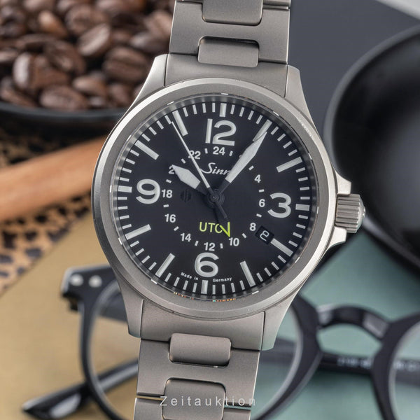 Sinn 856 UTC Automatik Datum Edelstahl Ref. 856.010 B&P 2019 NP: 2360,- € [2400029]