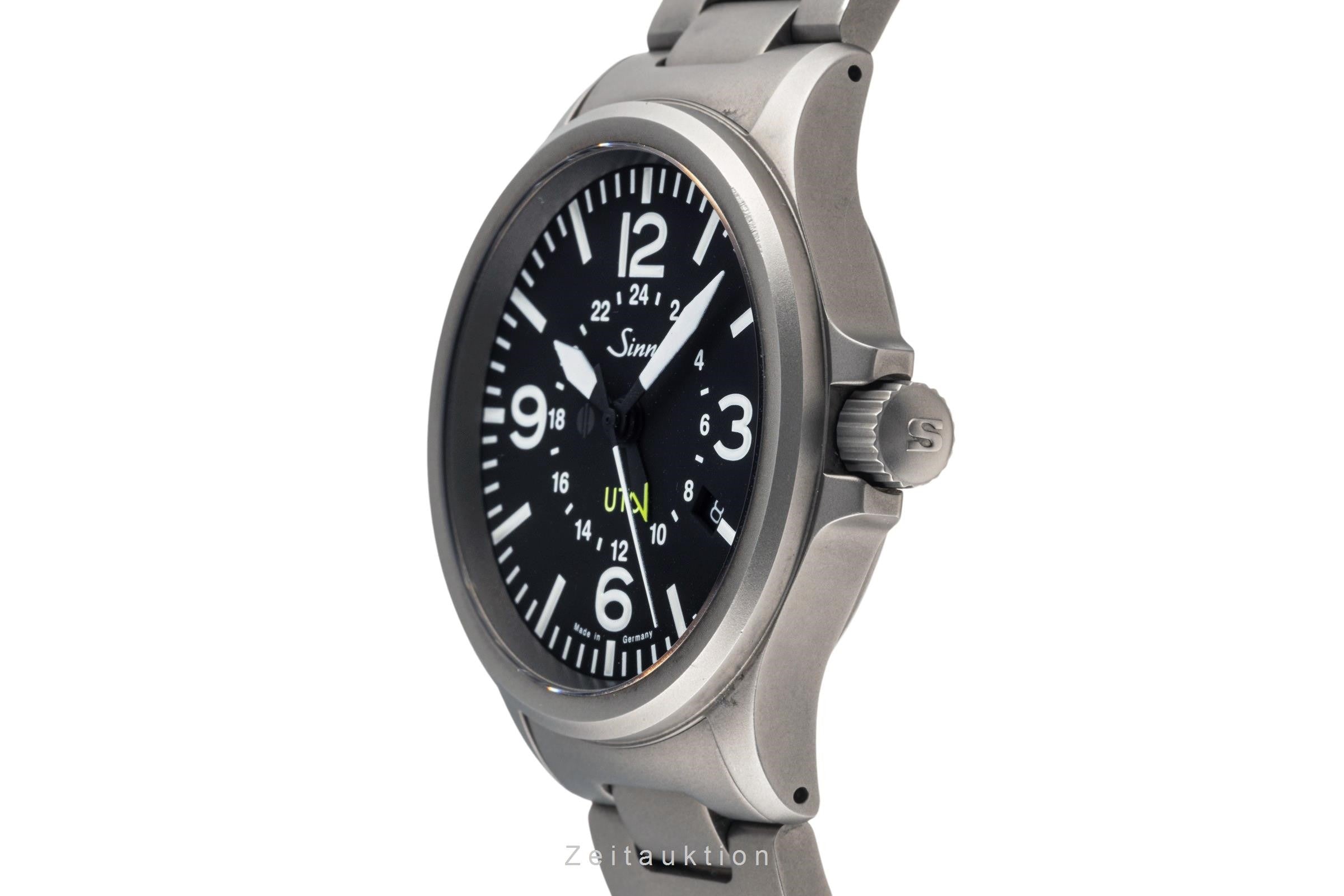 Sinn 856 UTC Automatik Datum Edelstahl Ref. 856.010 B&P 2019 NP: 2360,- € [2400029]