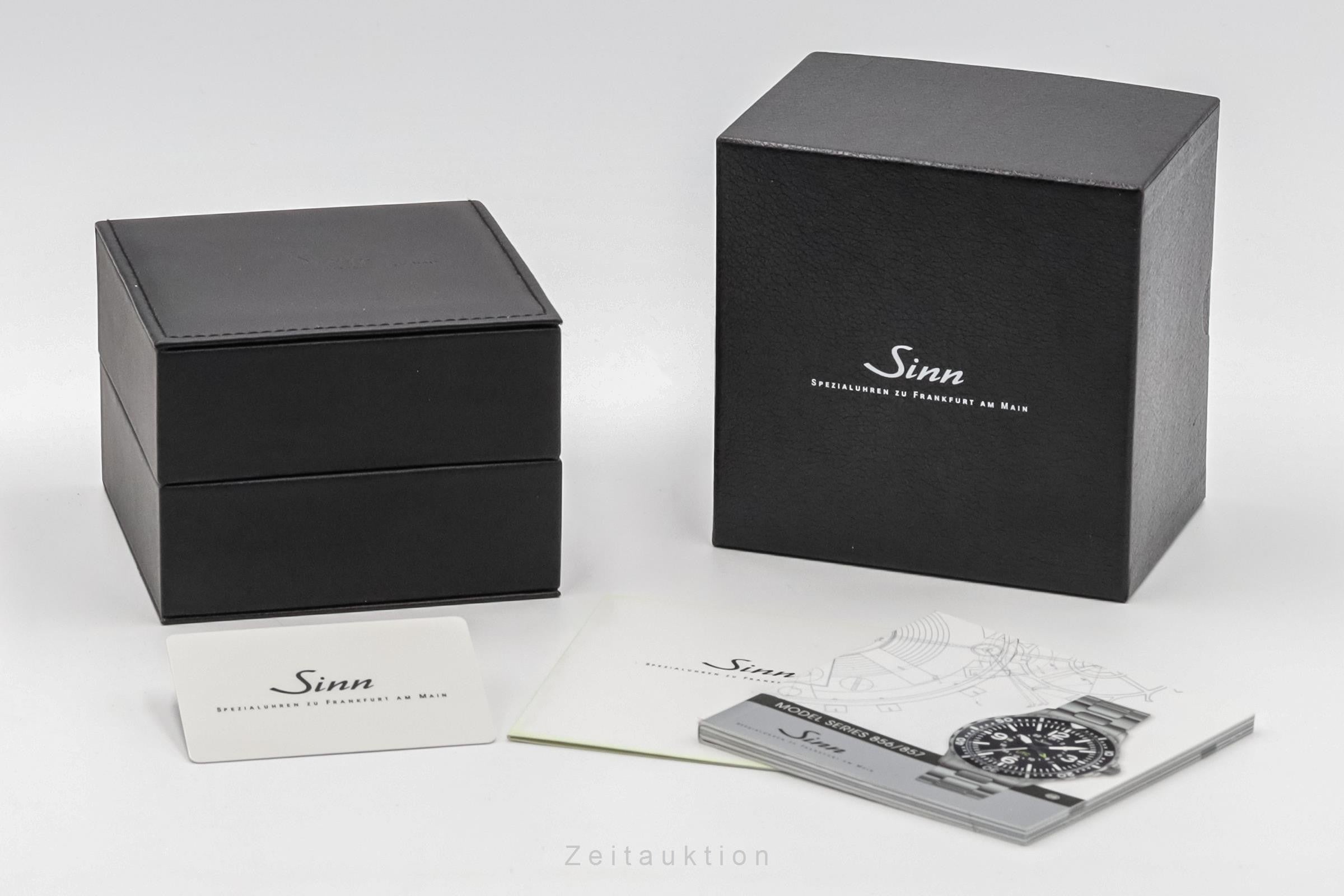 Sinn 856 UTC Automatik Datum Edelstahl Ref. 856.010 B&P 2019 NP: 2360,- € [2400029]