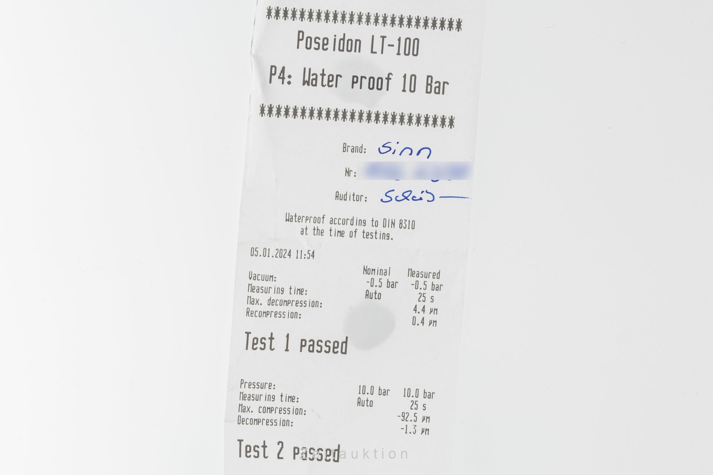 Sinn 856 UTC Automatik Datum Edelstahl Ref. 856.010 B&P 2019 NP: 2360,- € [2400029]