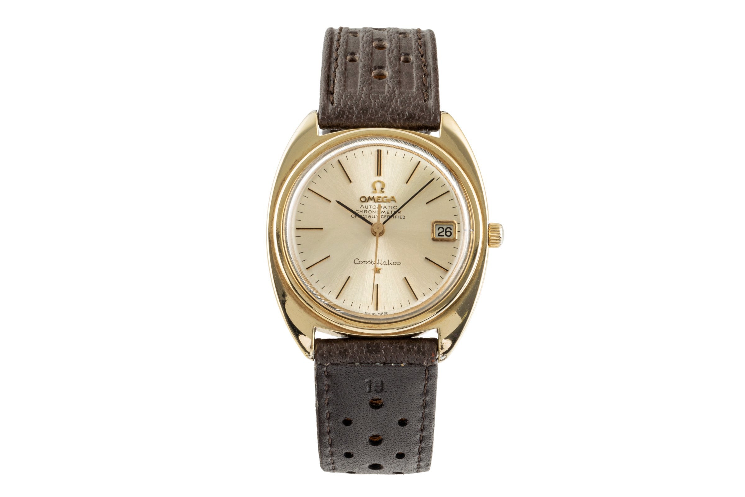 Omega Constellation Stahl / Gold Automatik Herren Ref. 168.017 Vintage Klassiker [2400058]