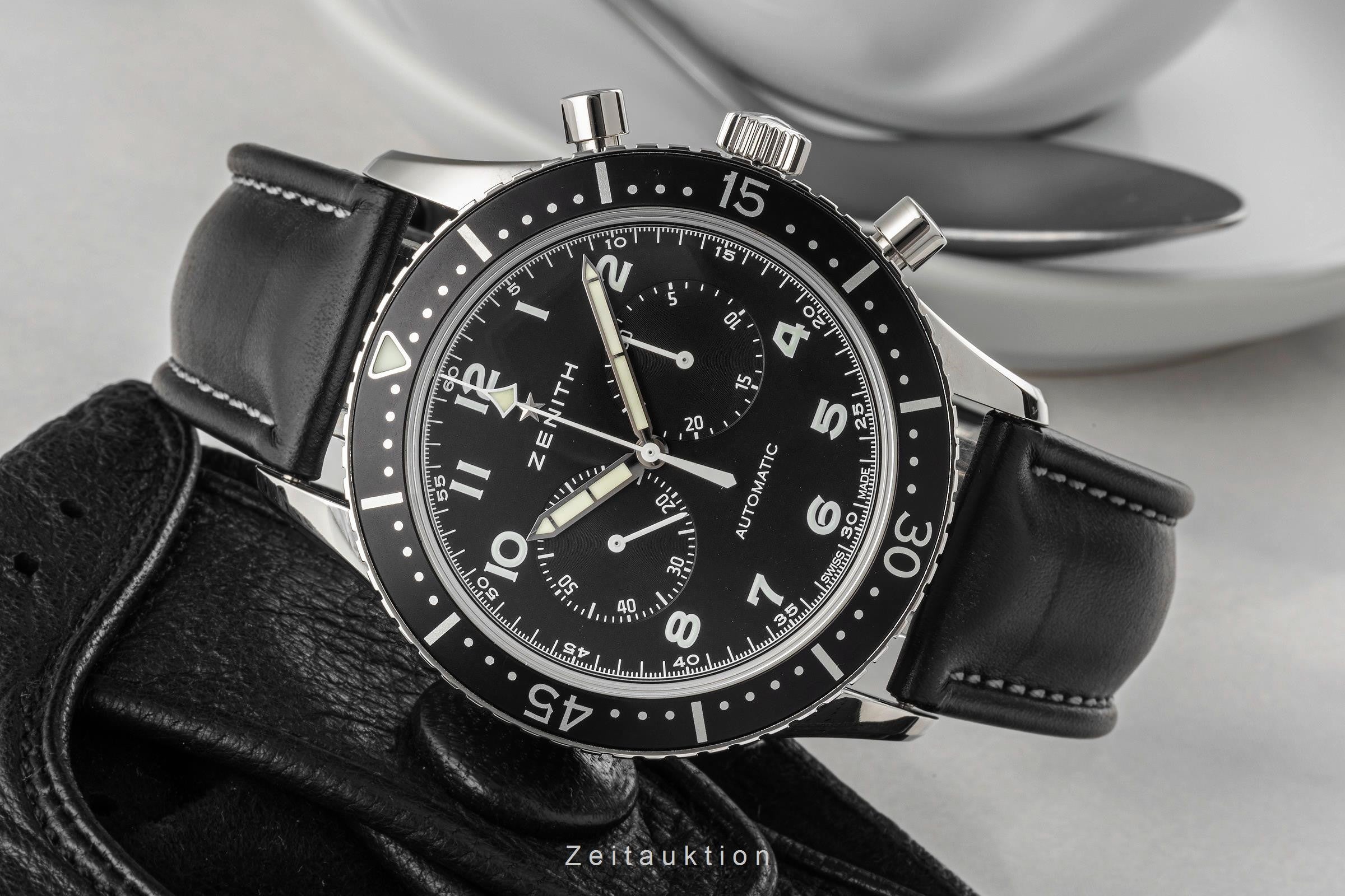 Zenith El Primero chronograph steel automatic Kal. 4069 Ref