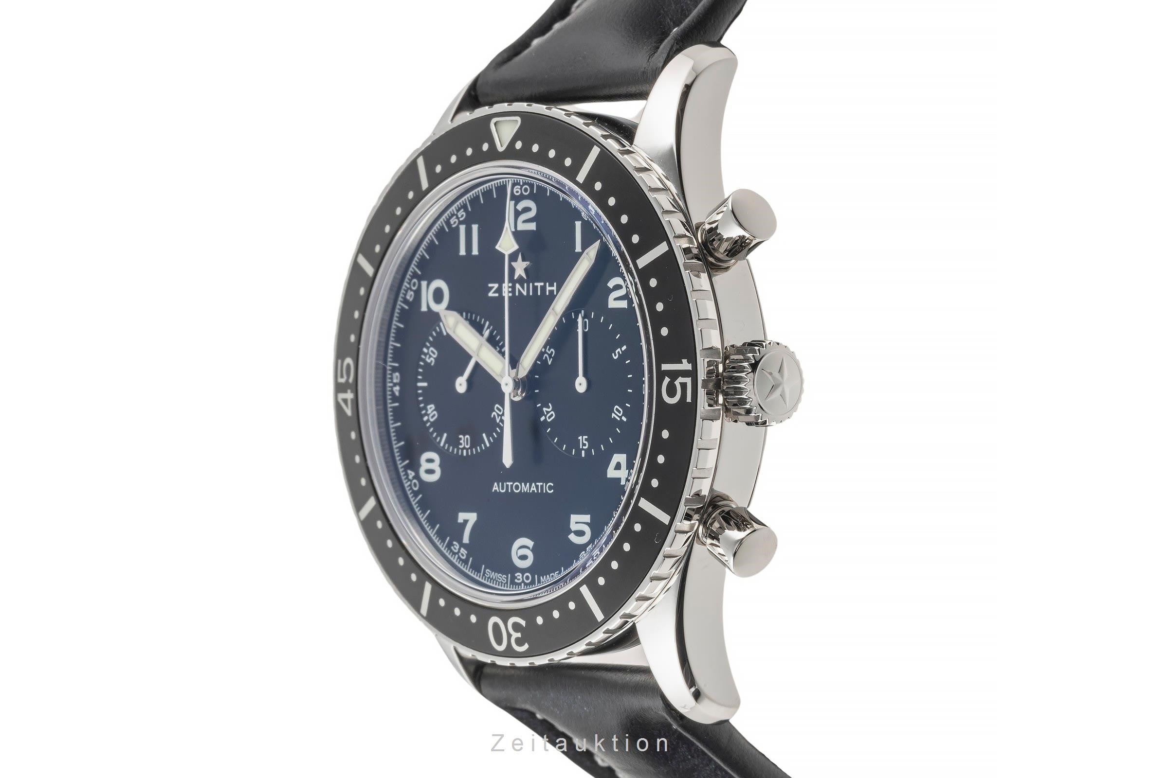 Zenith El Primero chronograph steel automatic Kal. 4069 Ref