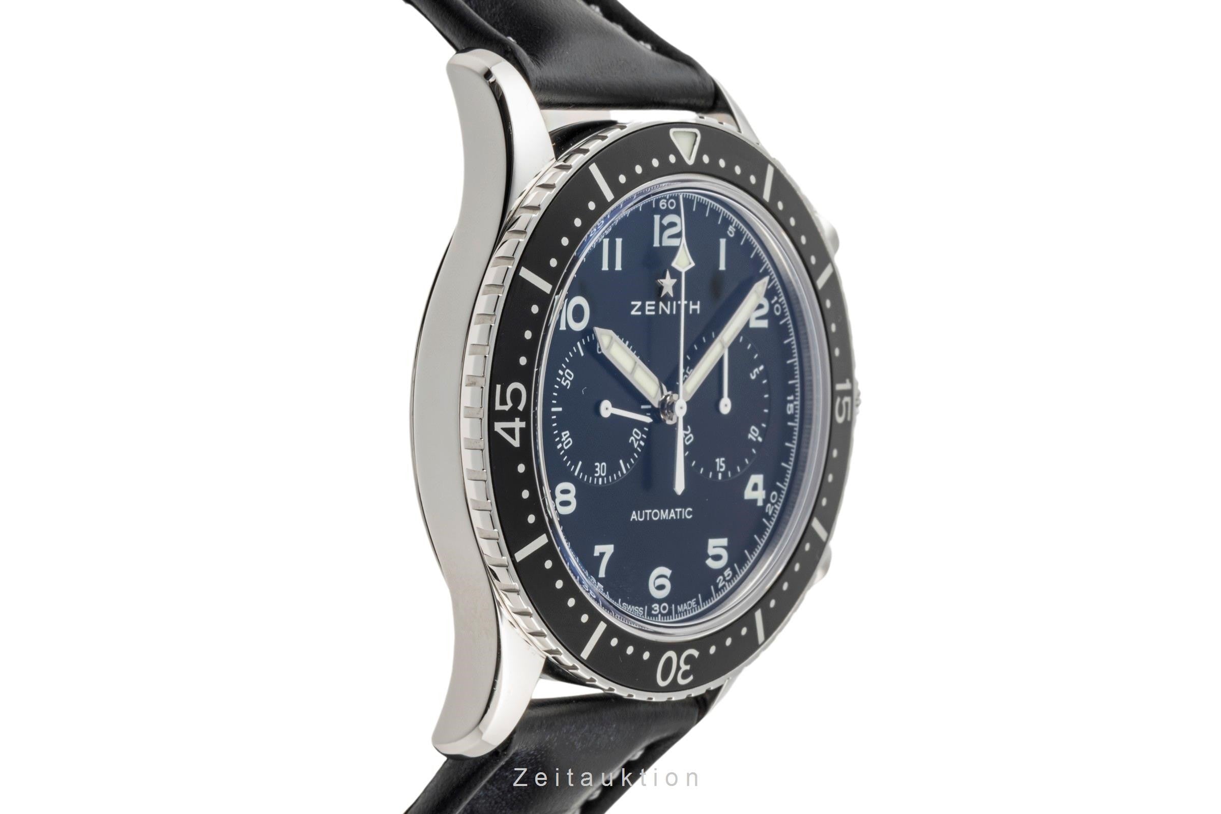 Zenith El Primero chronograph steel automatic Kal. 4069 Ref