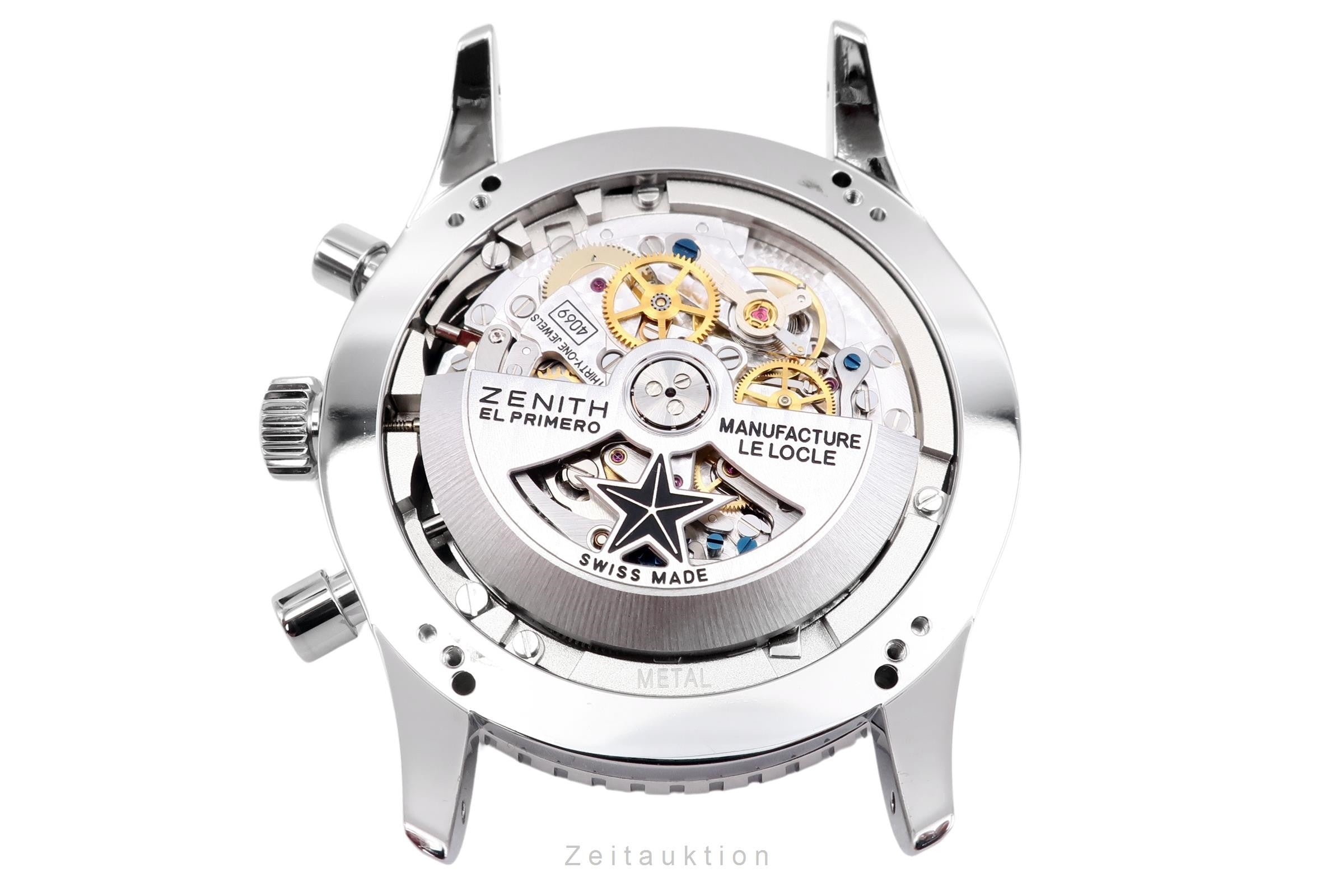 Zenith El Primero chronograph steel automatic Kal. 4069 Ref