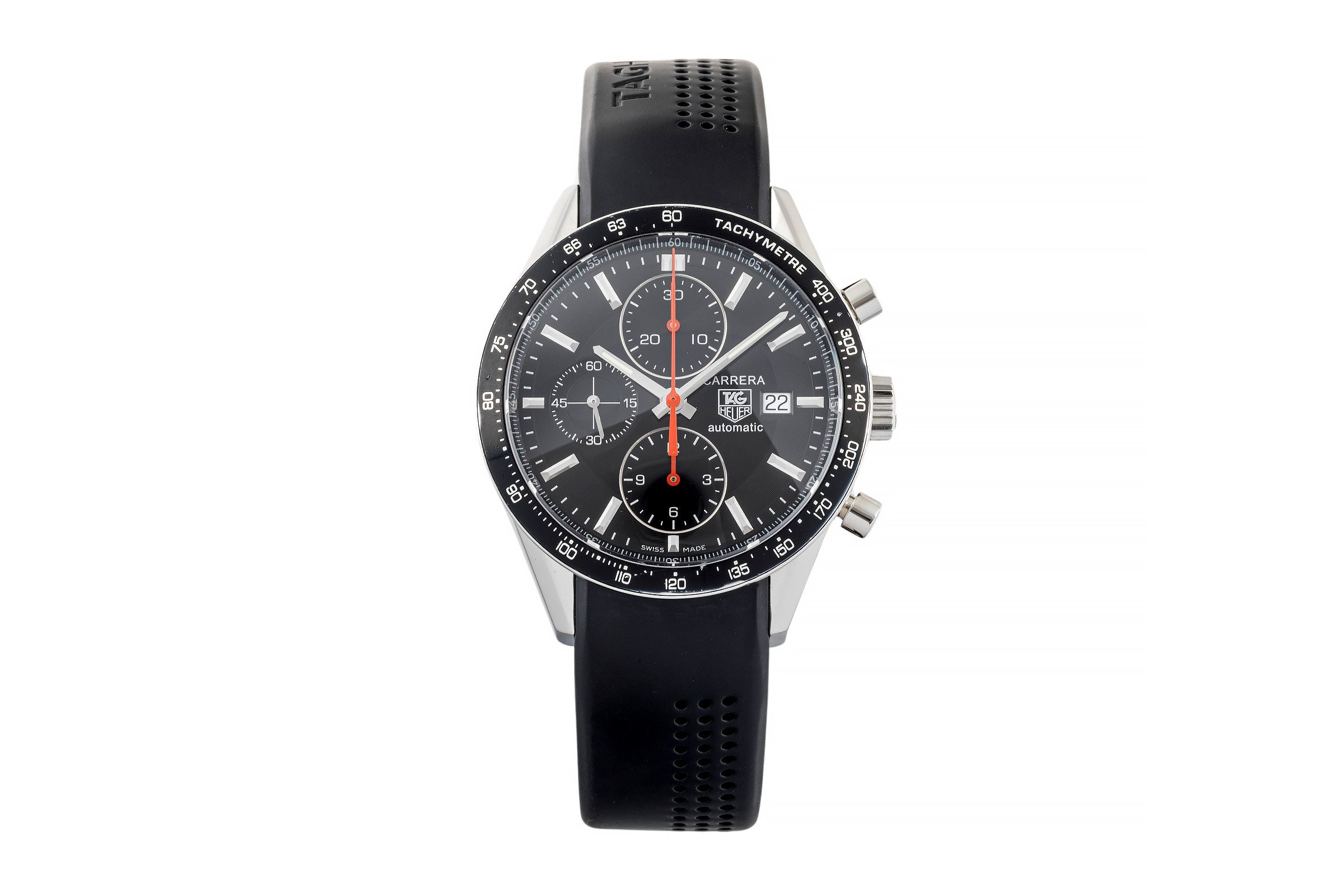 Tag Heuer Carrera Calibre 16 Chronograph Stahl Automatik Herrenuhr Ref CV2014-3  [2400086]