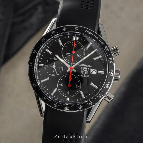 Tag Heuer Carrera Calibre 16 Chronograph Stahl Automatik Herrenuhr Ref CV2014-3  [2400086]