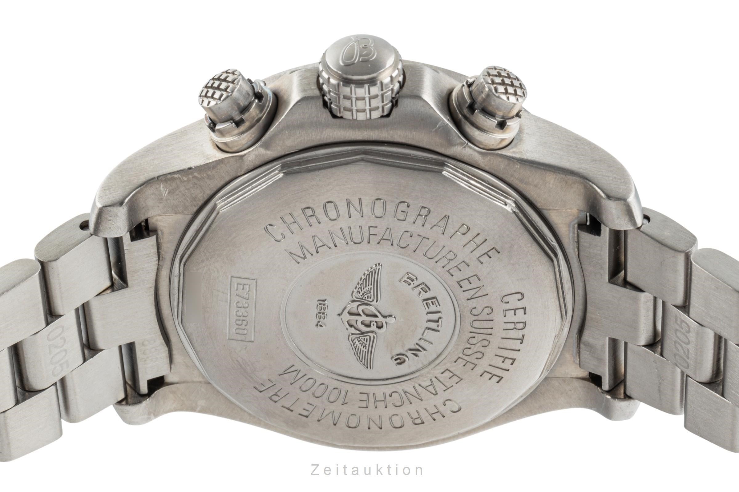 Breitling Avenger M1 Chronograph Black Dial Titan Quarz Herrenuhr Ref. E73360  [2400110]