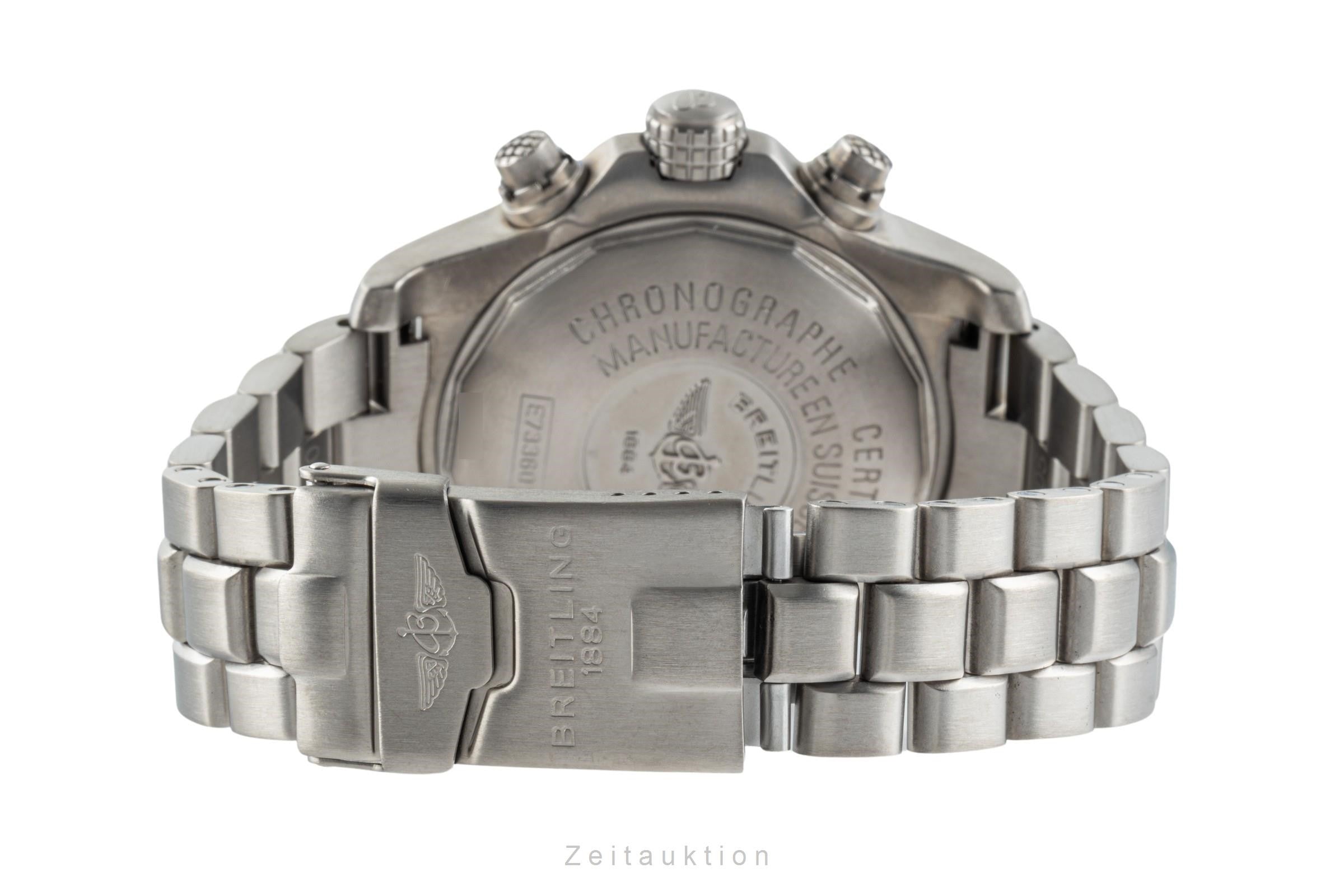 Breitling Avenger M1 Chronograph Black Dial Titan Quarz Herrenuhr Ref. E73360  [2400110]