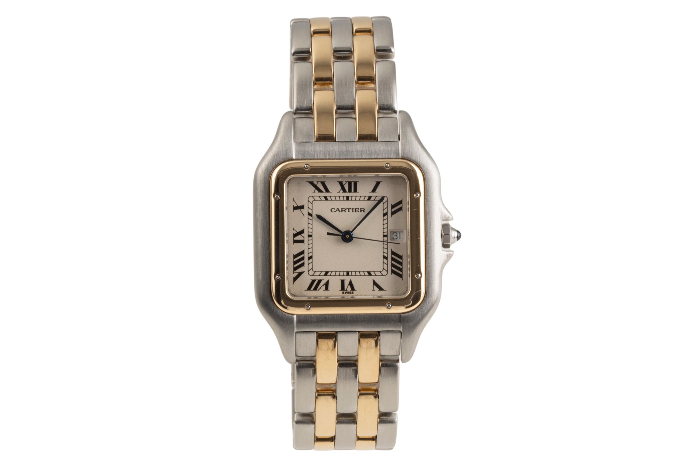 Cartier Panthere Jumbo Stahl Gold Datum unisex Ref. 183957 Klassiker VP: 9800 € [2400114]