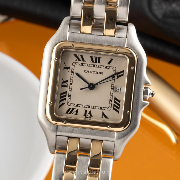 Cartier Panthere Jumbo Stahl Gold Datum unisex Ref. 183957 Klassiker VP: 9800 € [2400114]