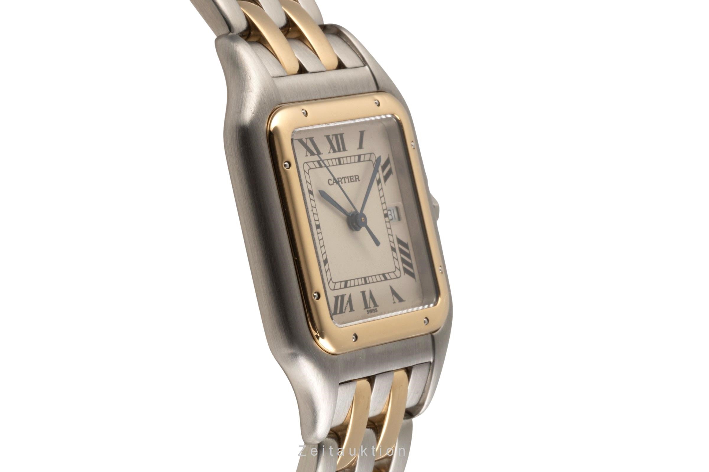 Cartier Panthere Jumbo Stahl Gold Datum unisex Ref. 183957 Klassiker VP: 9800 € [2400114]