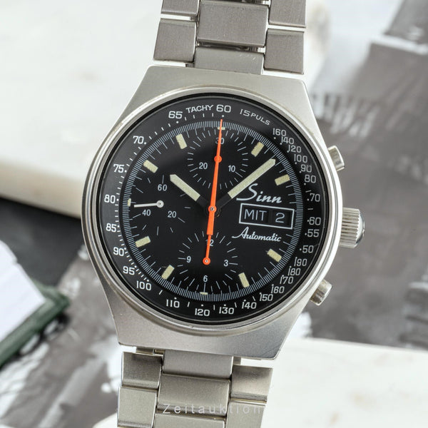 Sinn 144 cronografo acciaio automatismo orologio da uomo 144 LP: 2715EUR  [2400146]