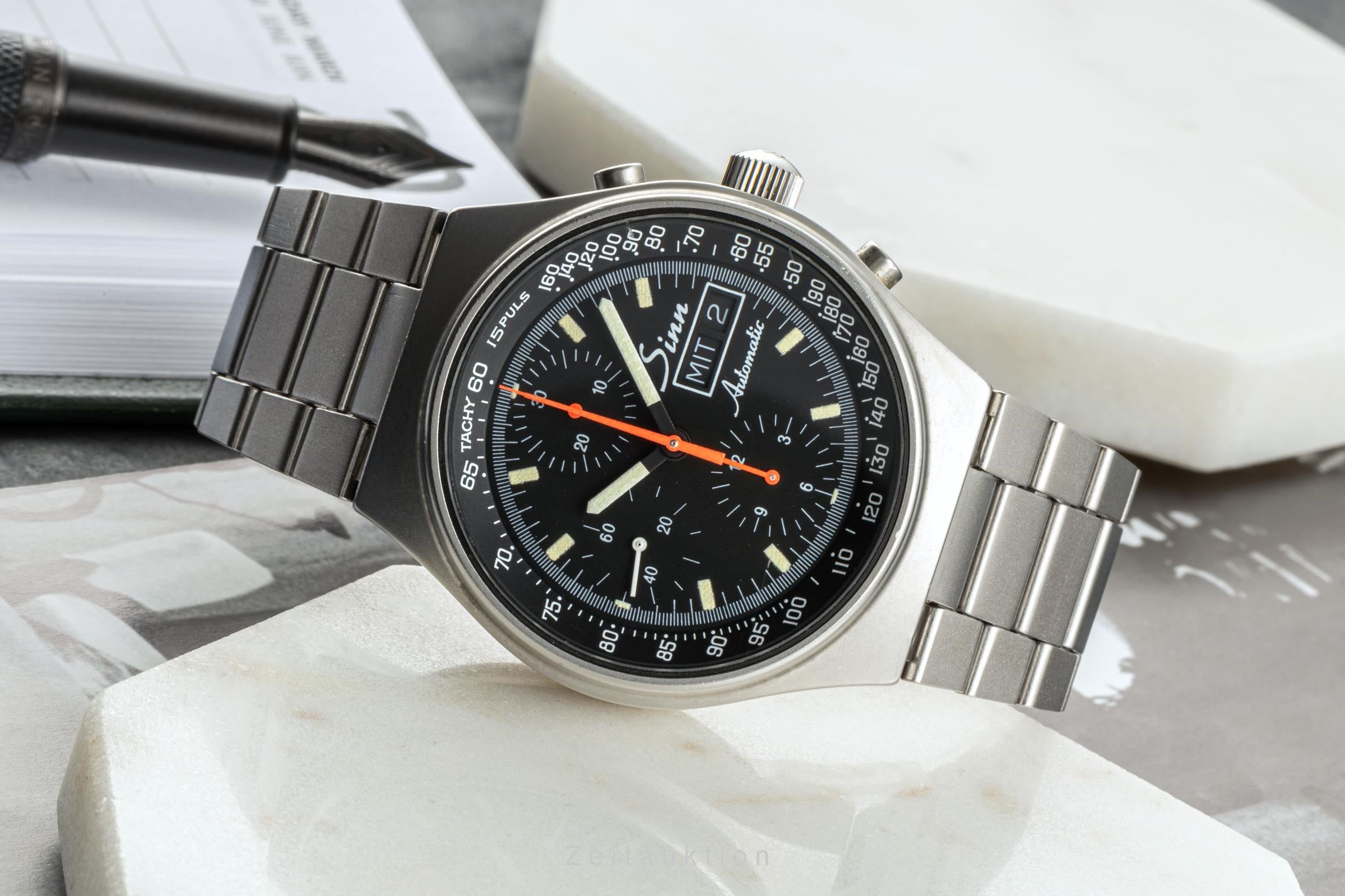 Sinn 144 cronografo acciaio automatismo orologio da uomo 144 LP: 2715EUR  [2400146]