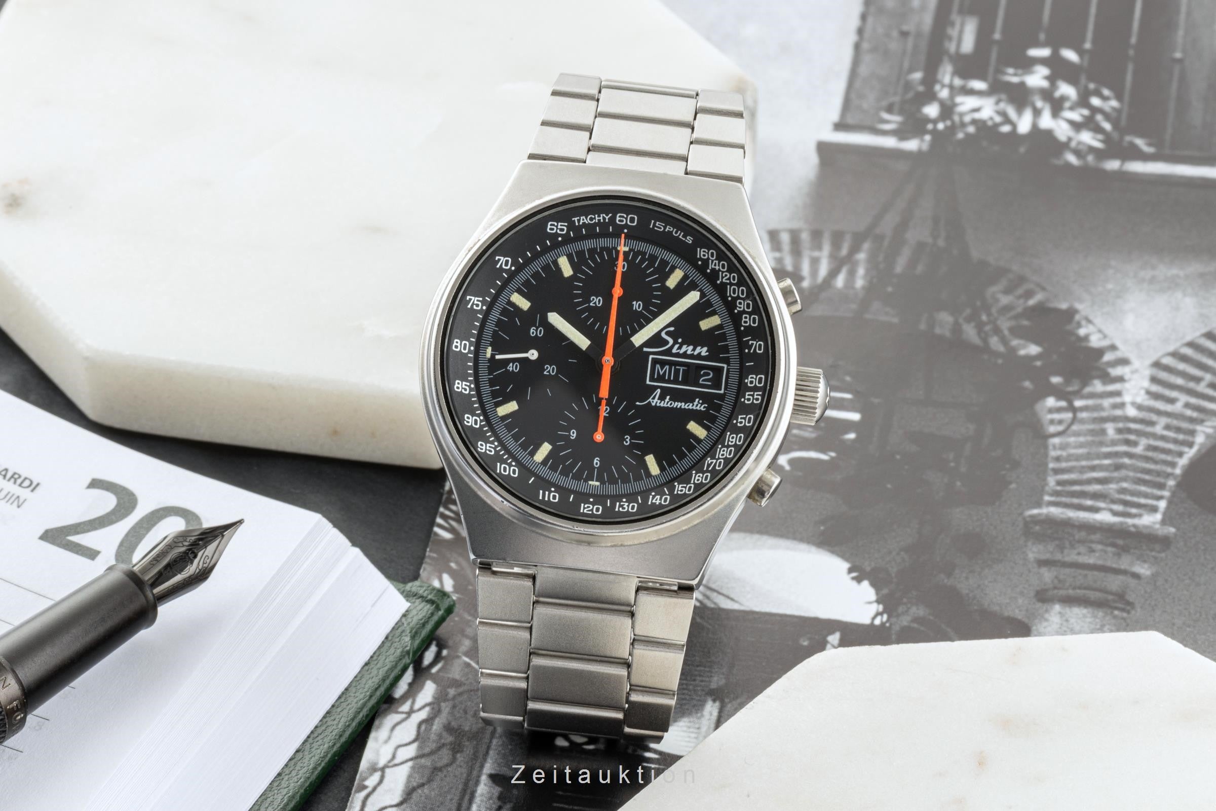 Sinn 144 cronografo acciaio automatismo orologio da uomo 144 LP: 2715EUR  [2400146]