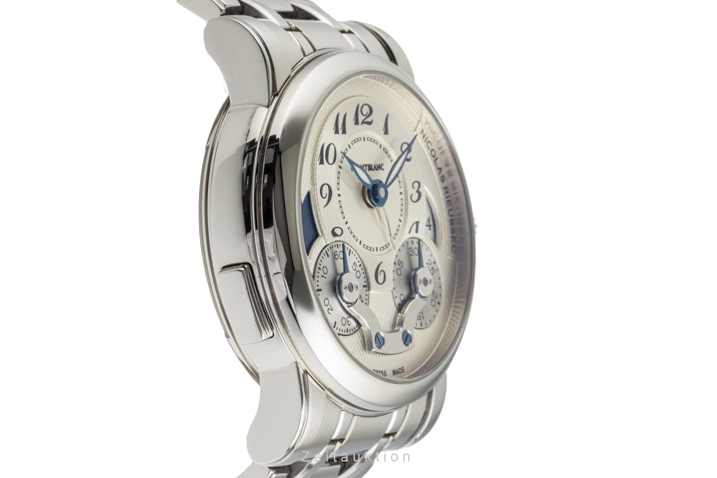 Montblanc Nicolas Rieussec cronógrafo acero automático reloj para caballeros 7138  [2400155]