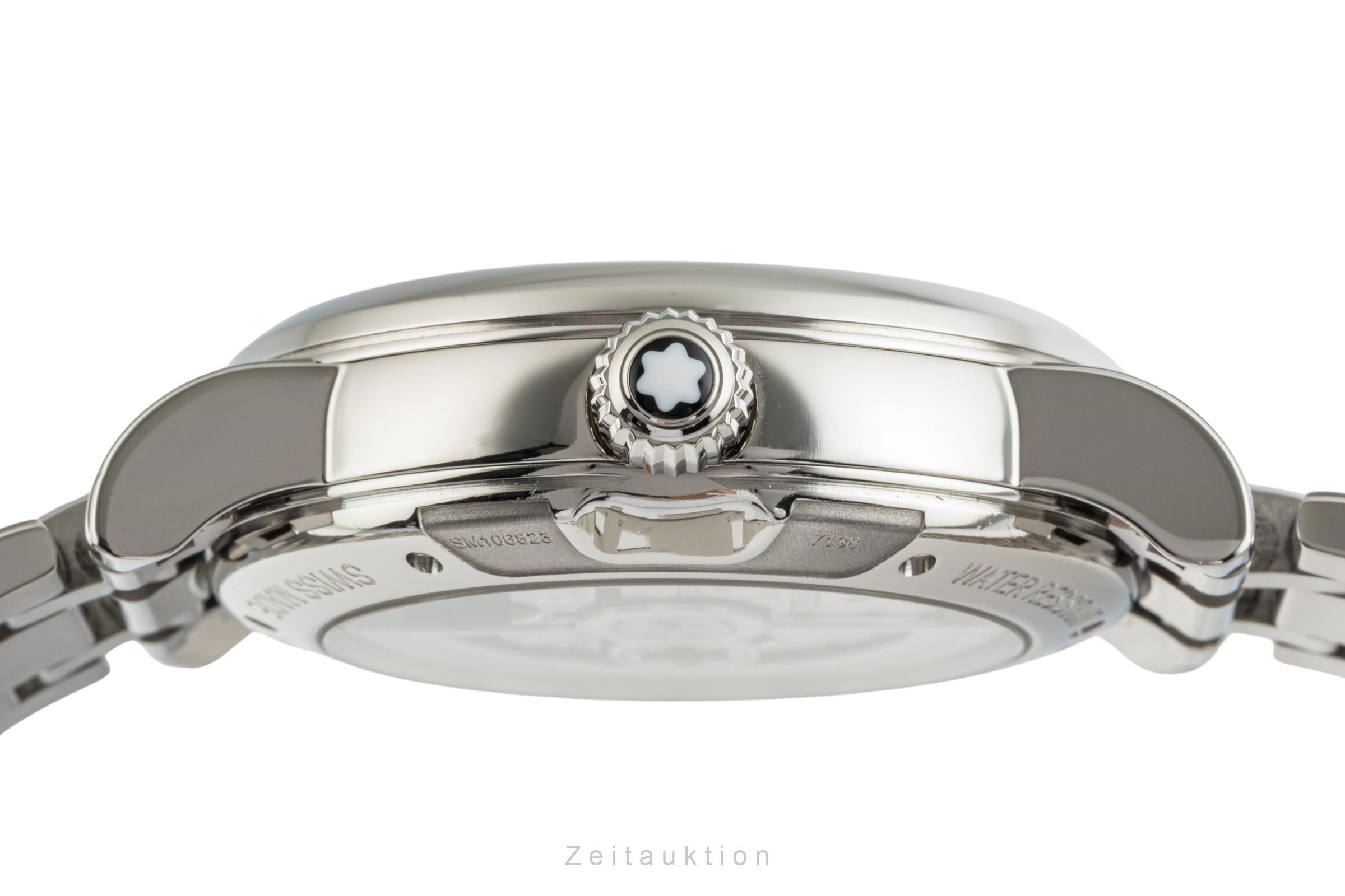 Montblanc Nicolas Rieussec cronógrafo acero automático reloj para caballeros 7138  [2400155]