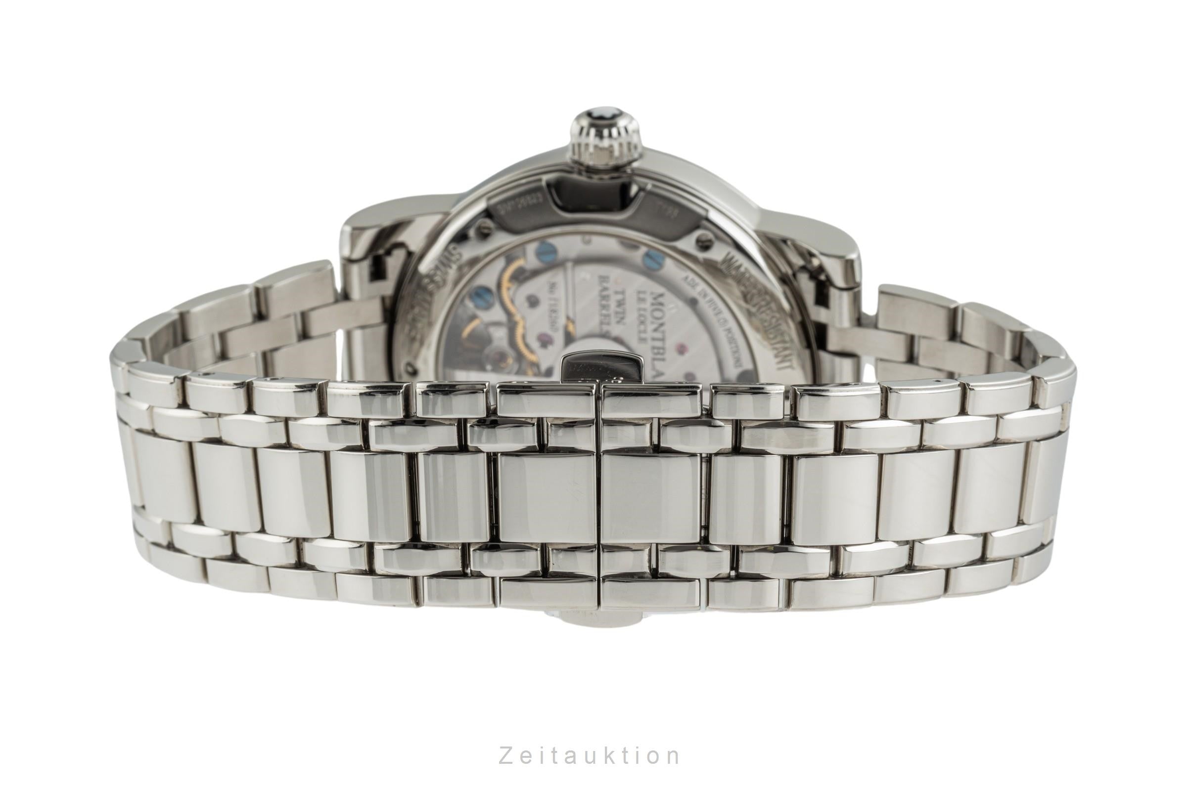 Montblanc Nicolas Rieussec cronógrafo acero automático reloj para caballeros 7138  [2400155]