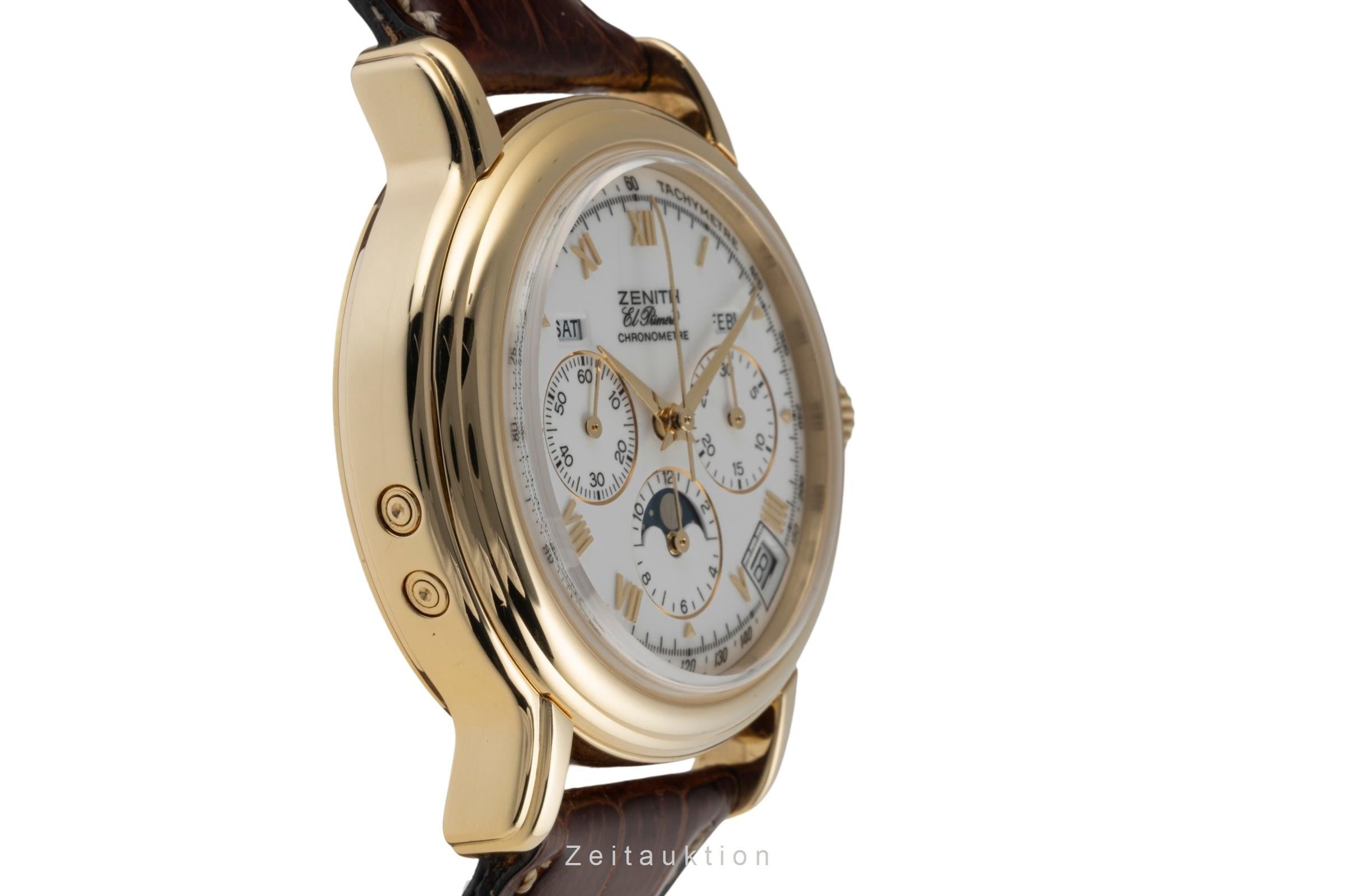 Zenith El Primero chronograph 18 ct gold automatic men's watch 30.0240.410  [2400176]