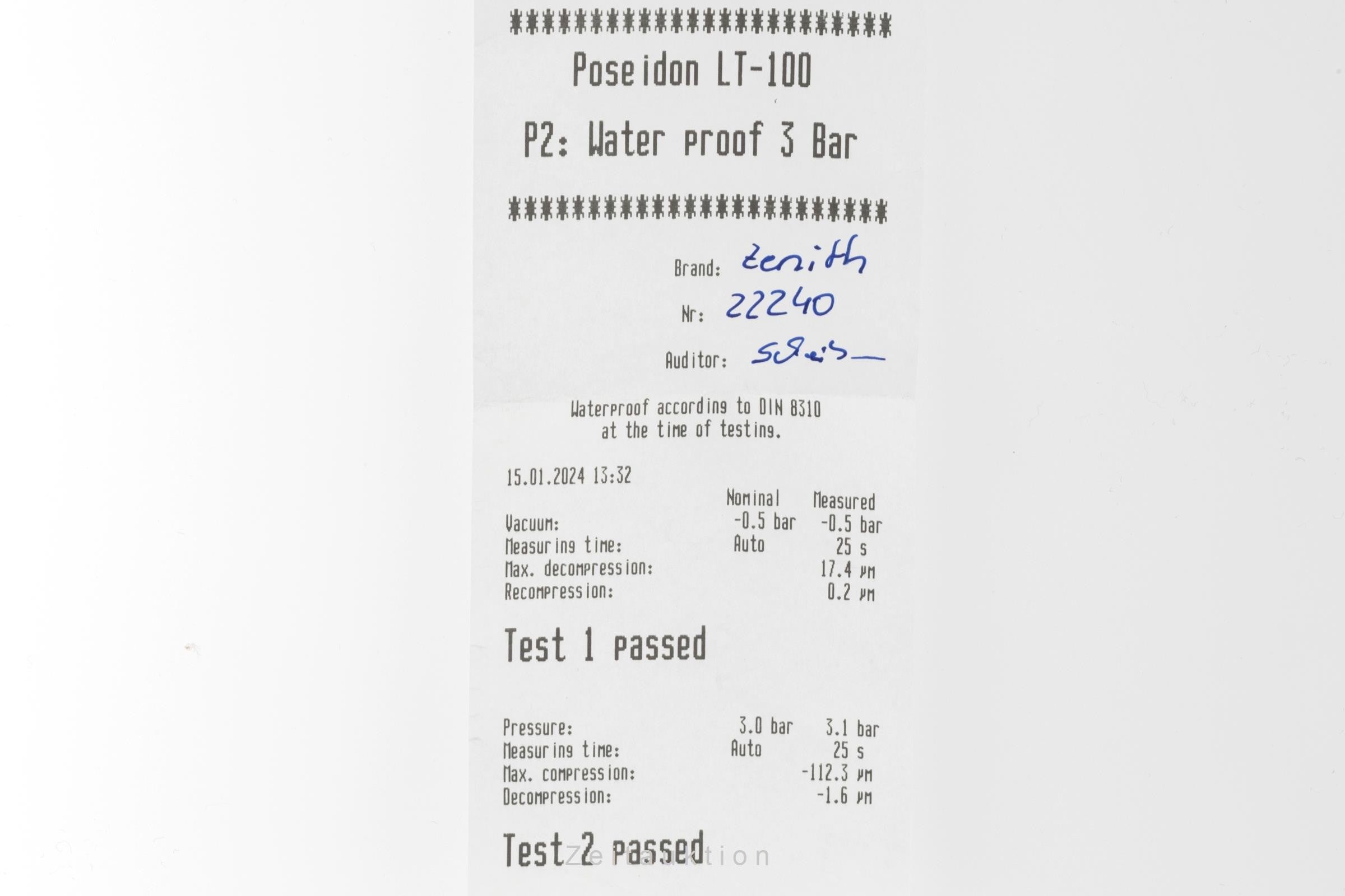 Zenith El Primero chronograph 18 ct gold automatic men's watch 30.0240.410  [2400176]