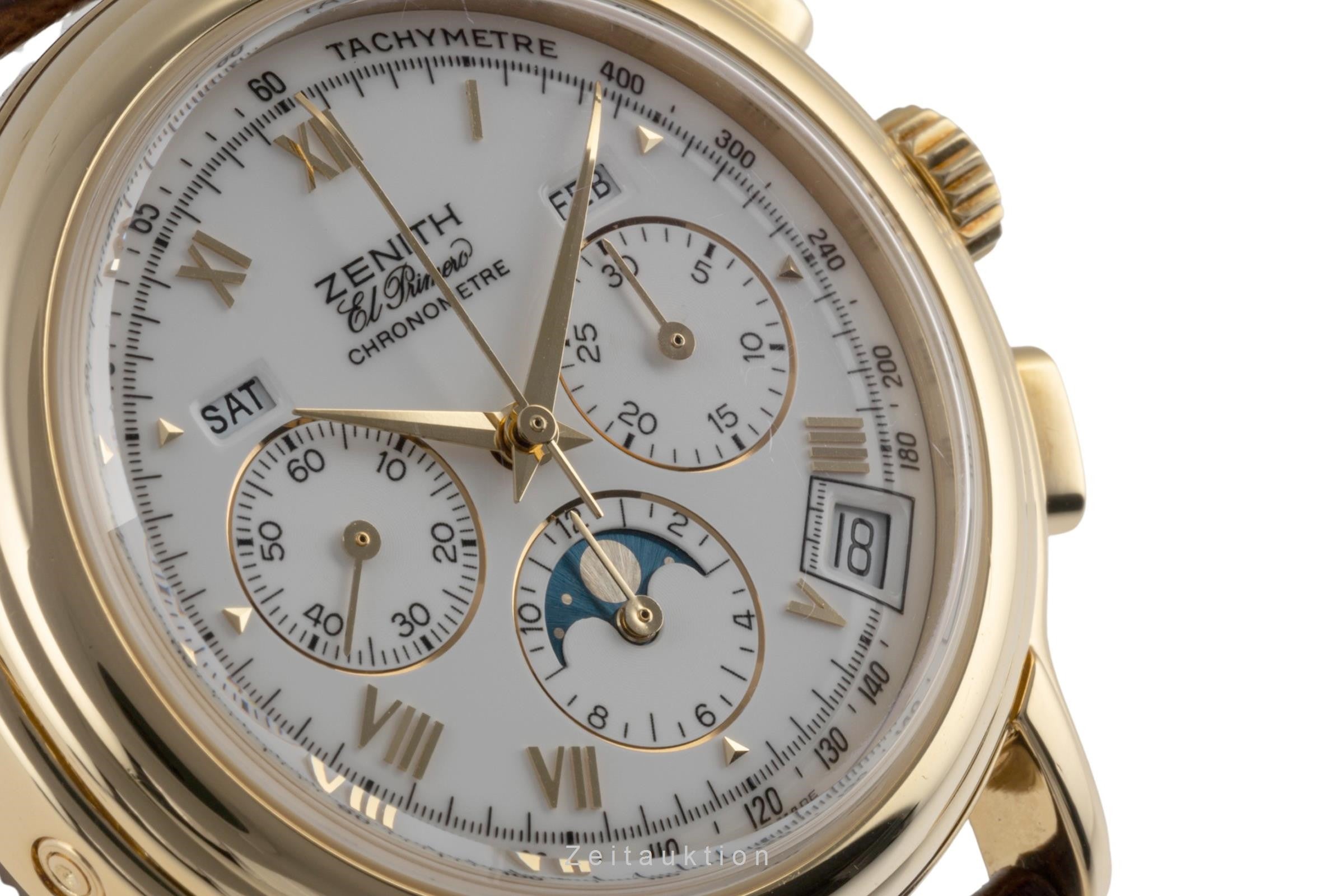 Zenith El Primero chronograph 18 ct gold automatic men's watch 30.0240.410  [2400176]