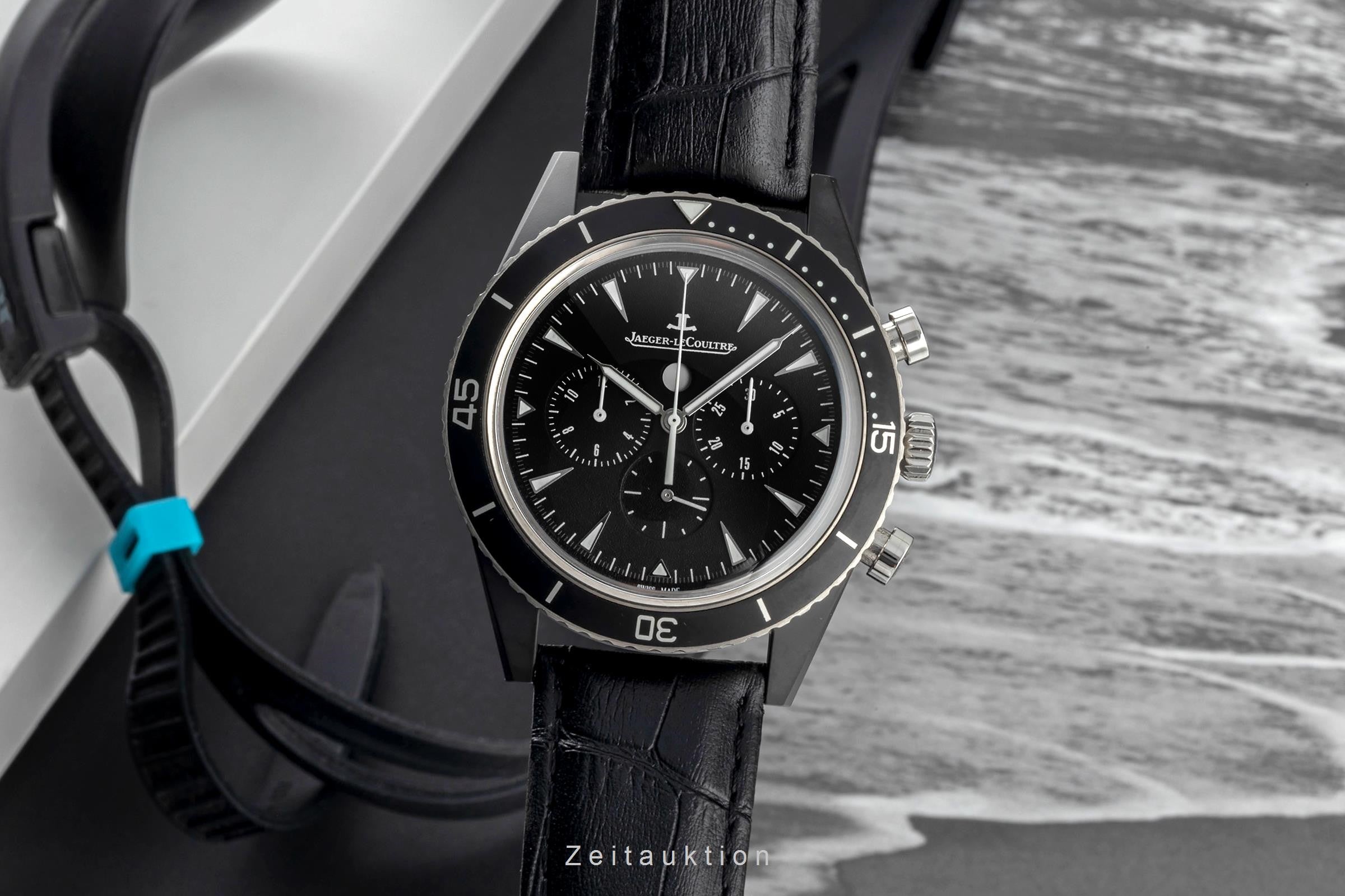 1520‪✕‬230 Jaeger LeCoultre Deep Sea chronograph titanium automatic Kal. 758