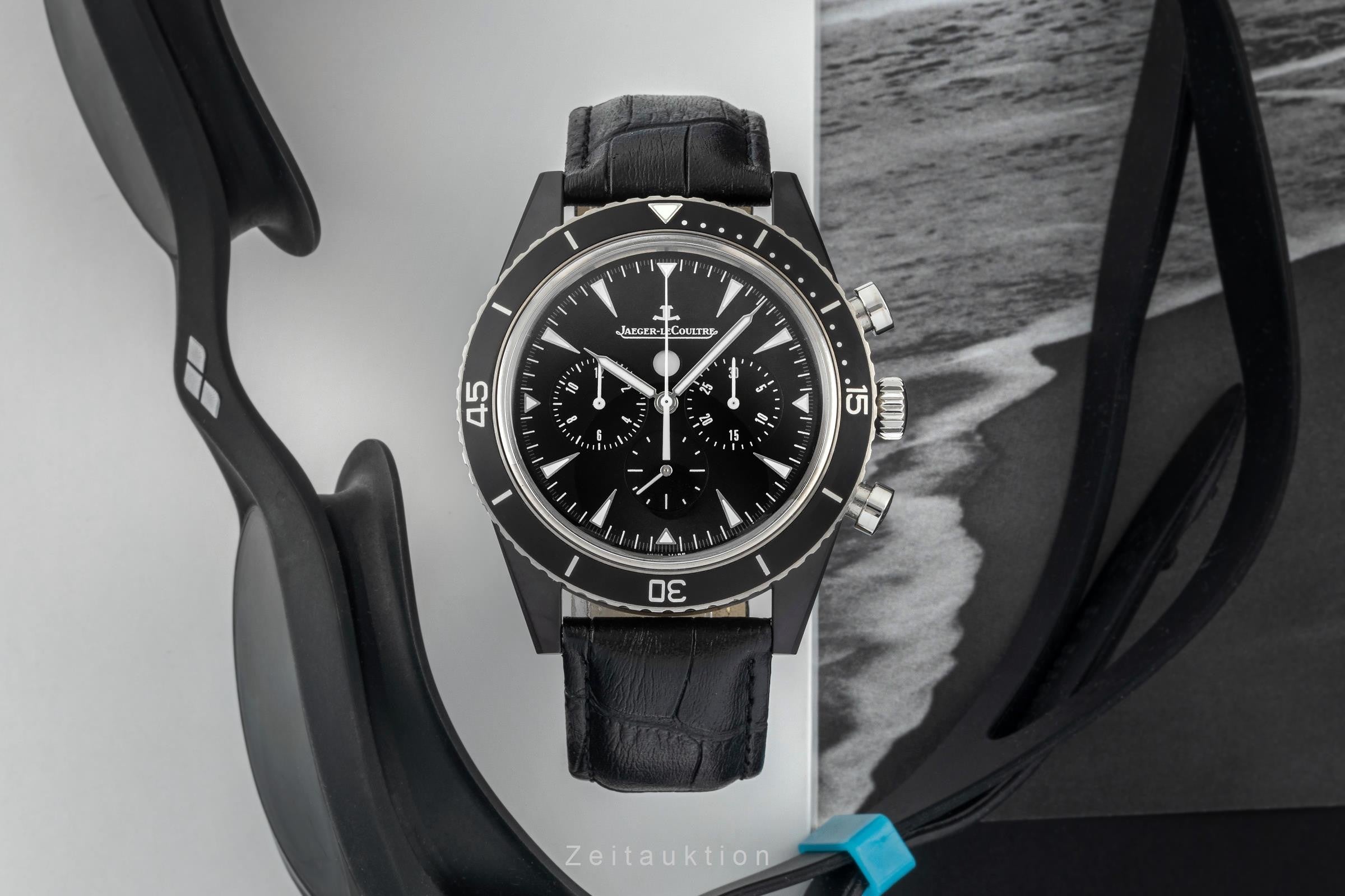 Jaeger LeCoultre Deep Sea chronograph titanium automatic men's watch Q208A570, 136.A.C8  [2400198]