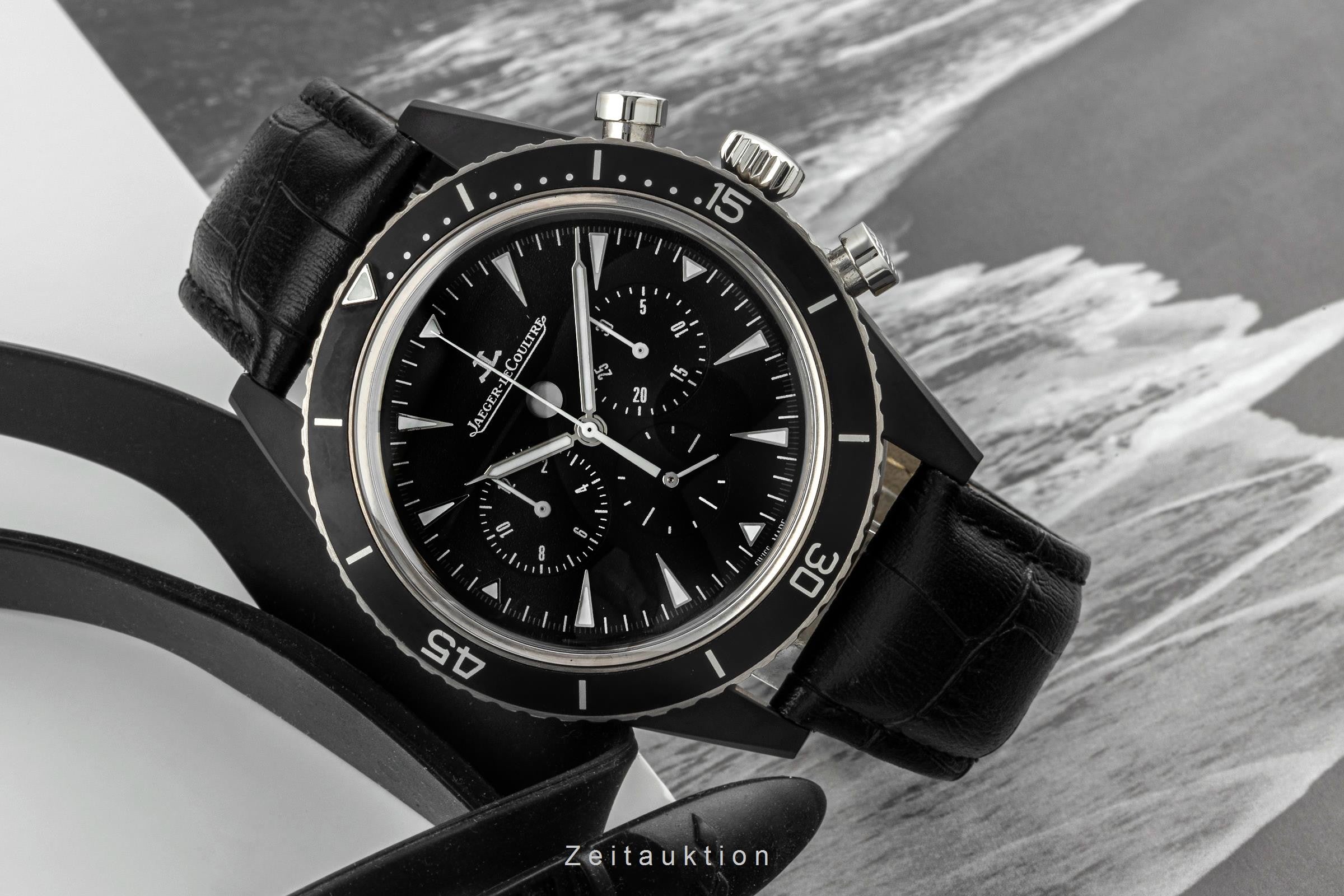 Jaeger LeCoultre Deep Sea chronograph titanium automatic men's watch Q208A570, 136.A.C8  [2400198]