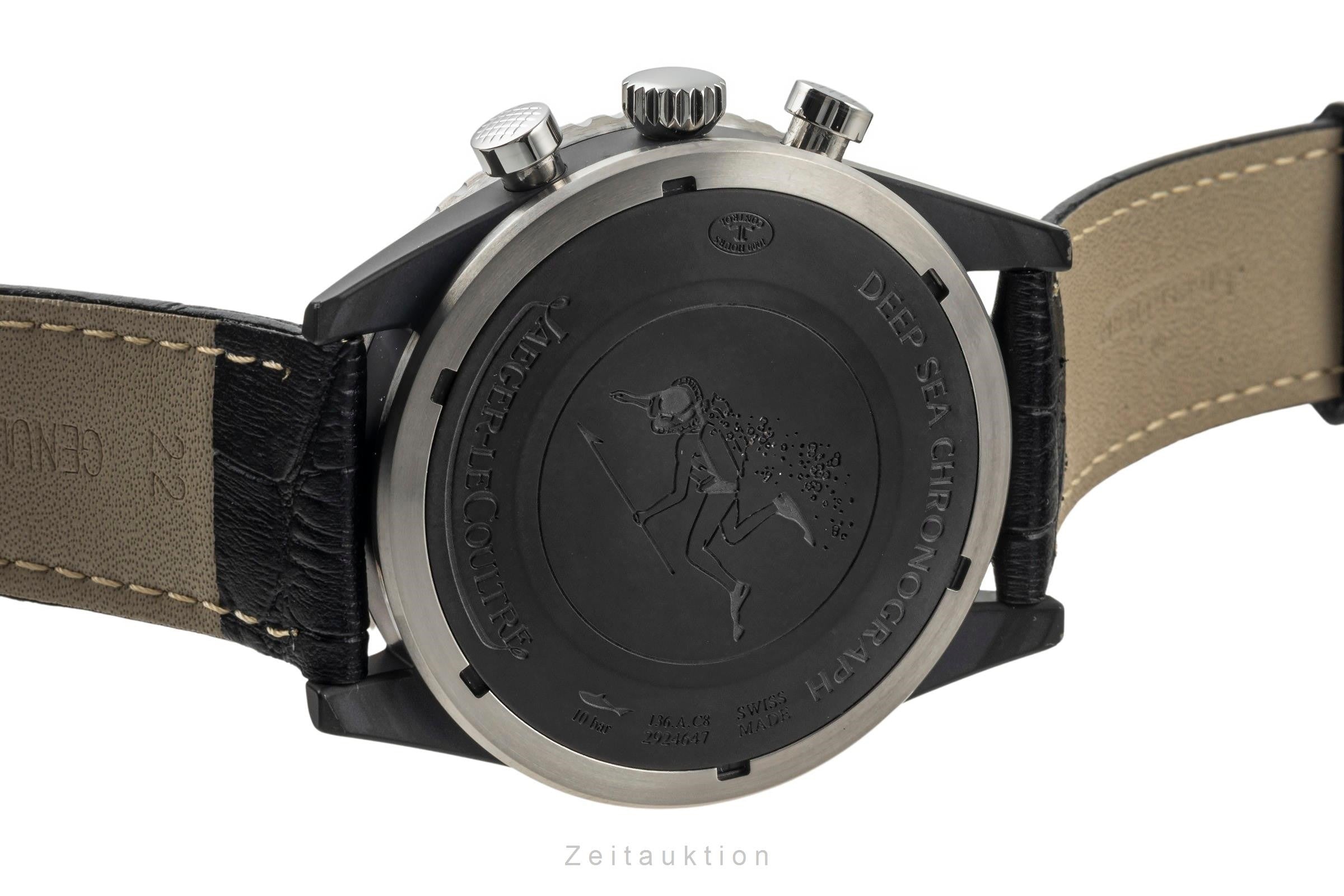 Jaeger LeCoultre Deep Sea chronograph titanium automatic men's watch Q208A570, 136.A.C8  [2400198]