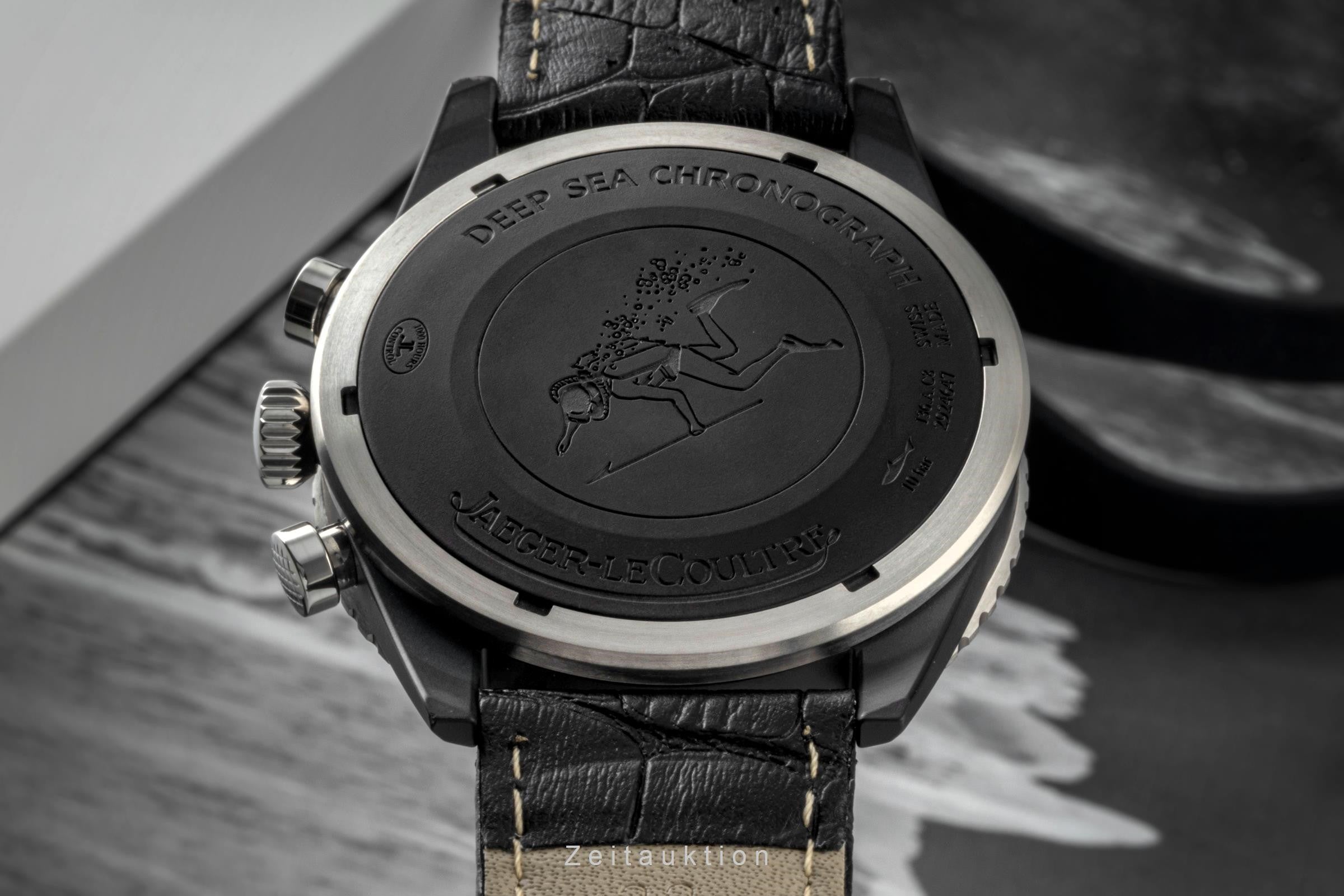 Jaeger LeCoultre Deep Sea chronograph titanium automatic men's watch Q208A570, 136.A.C8  [2400198]