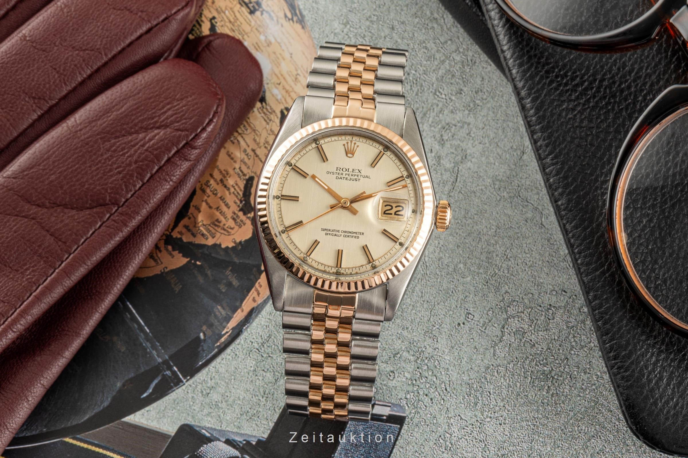 Rolex Datejust steel / gold automatic men's watch 1601  [2400229]