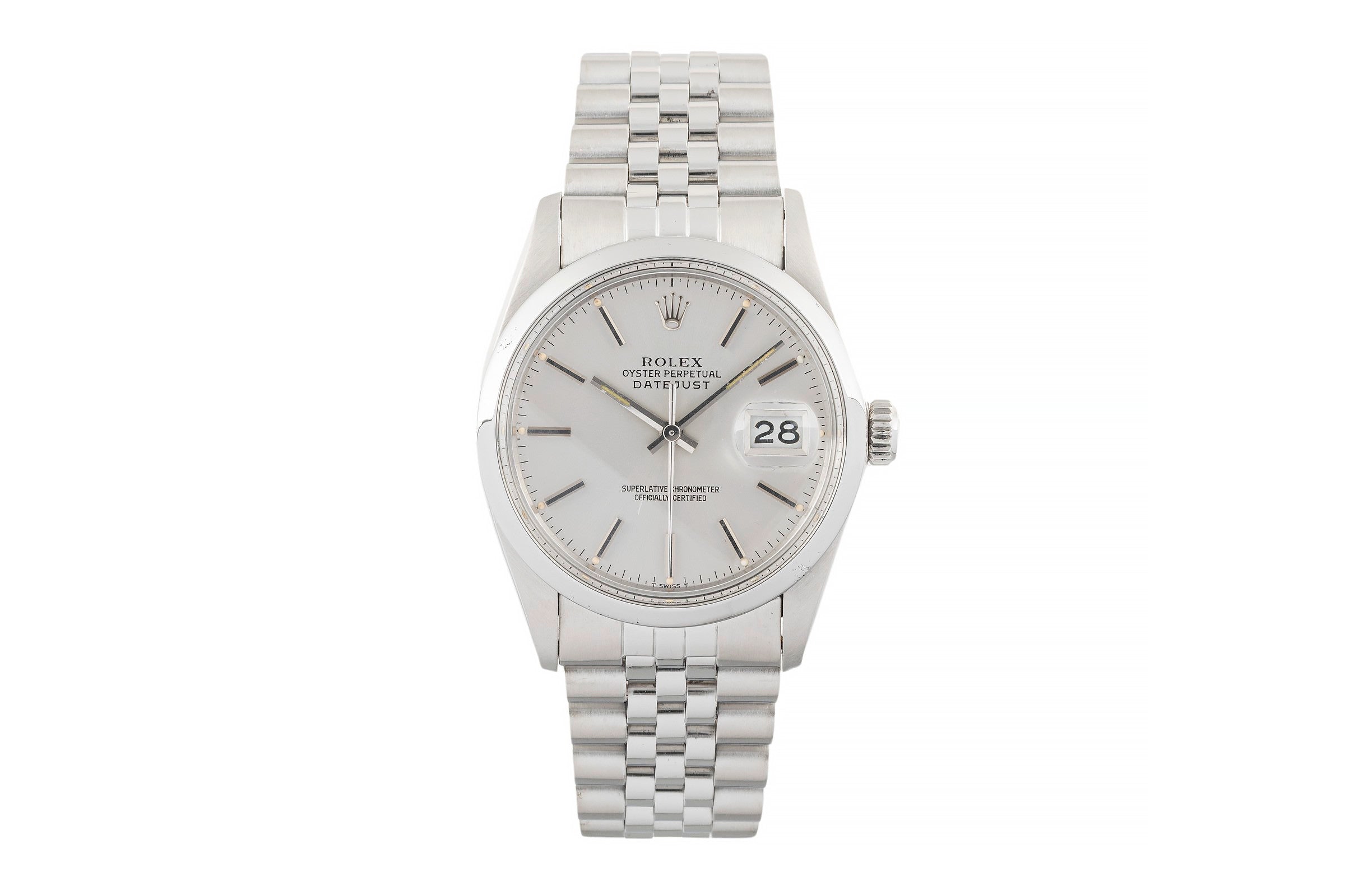 Rolex Datejust acciaio automatismo orologio da uomo 16000  [2400239]