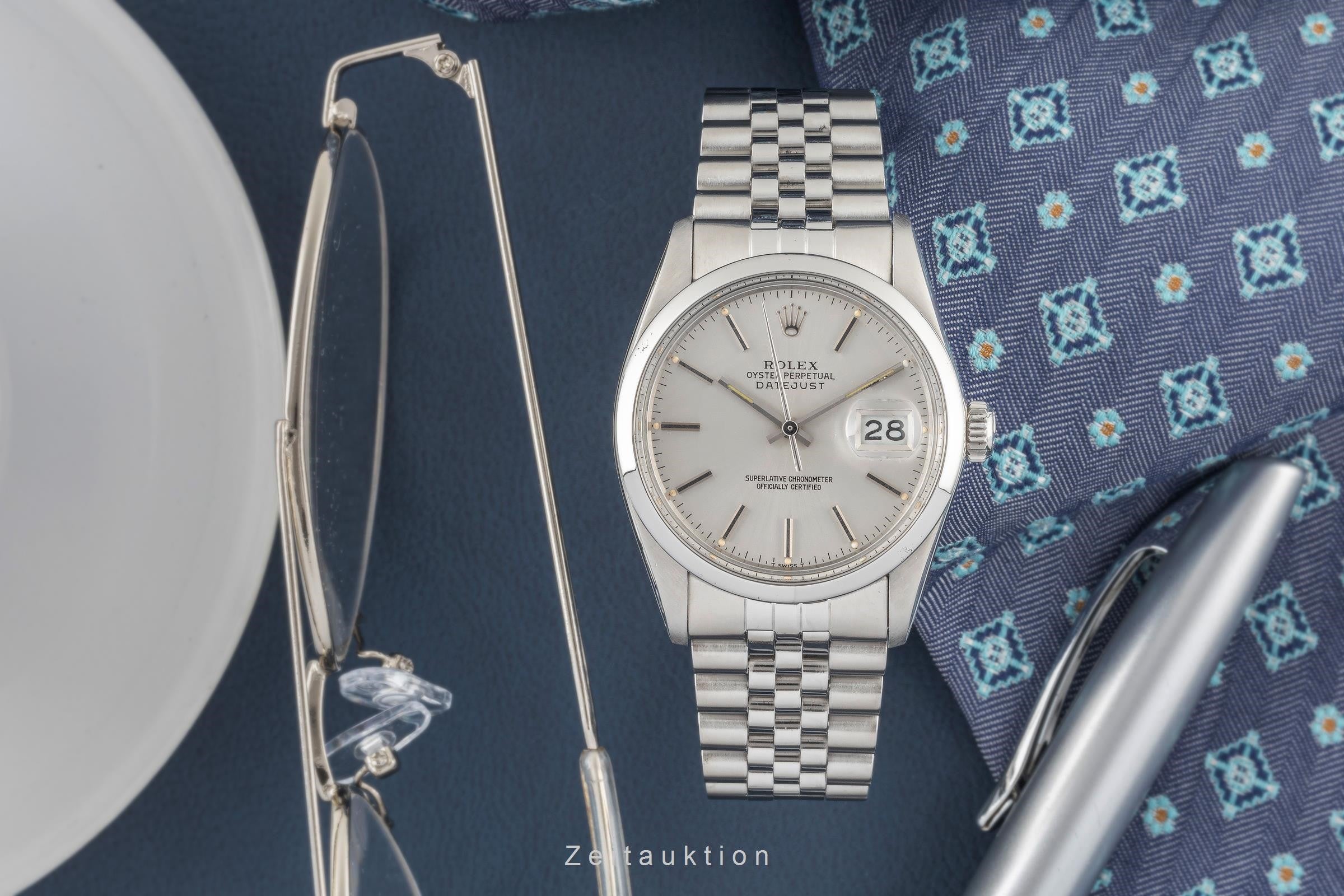 Rolex Datejust acciaio automatismo orologio da uomo 16000  [2400239]