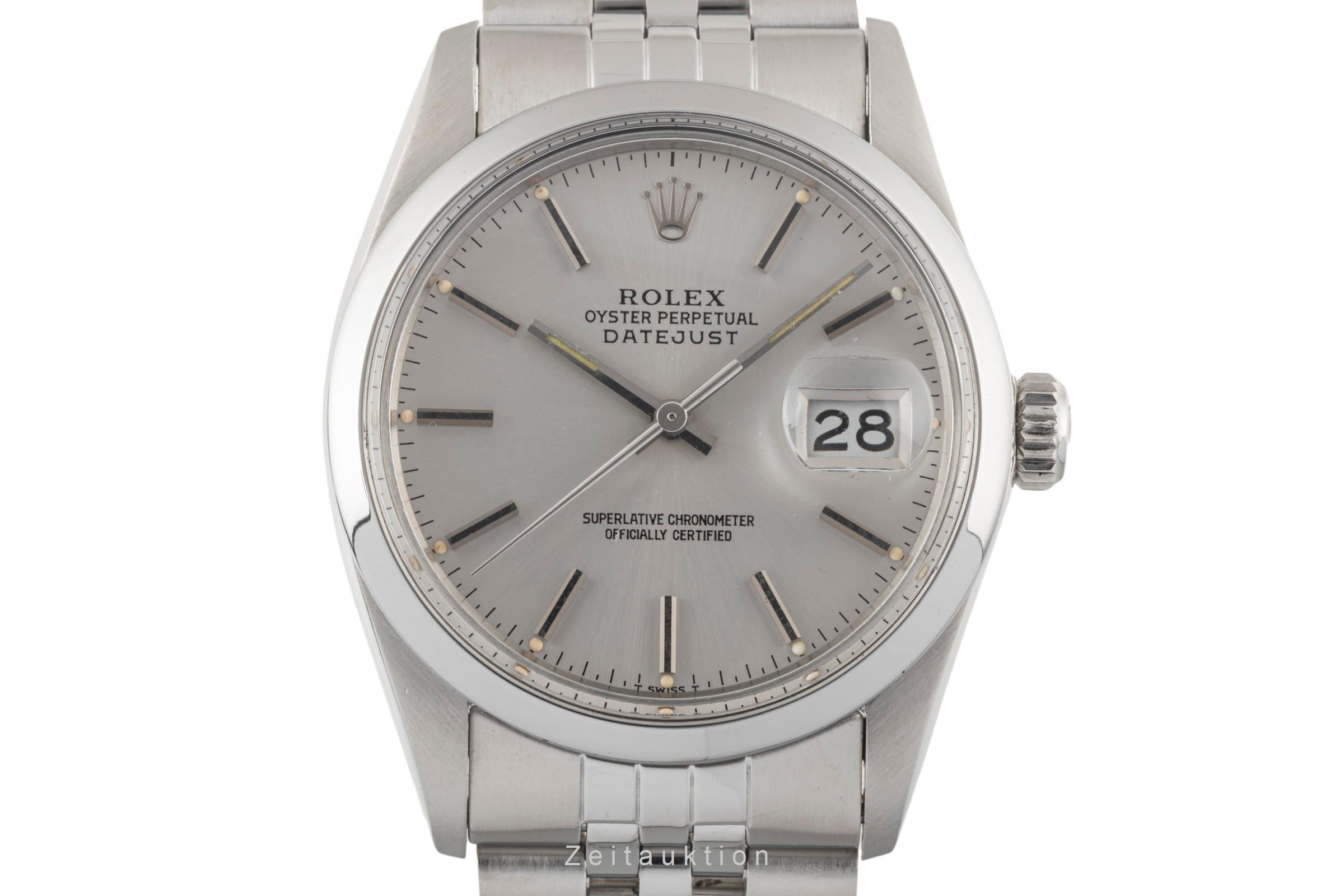 Rolex Datejust acciaio automatismo orologio da uomo 16000  [2400239]