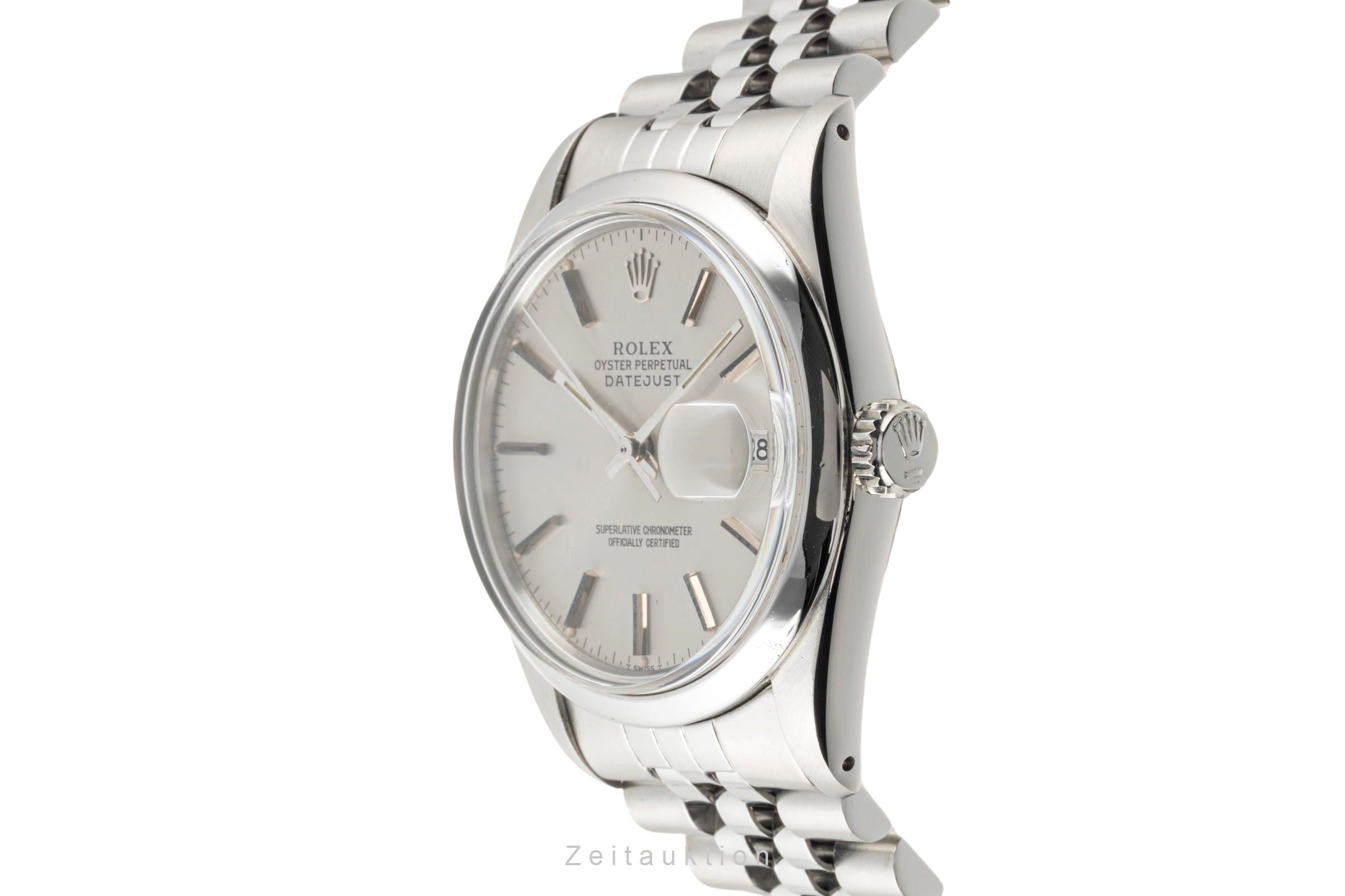 Rolex Datejust acciaio automatismo orologio da uomo 16000  [2400239]