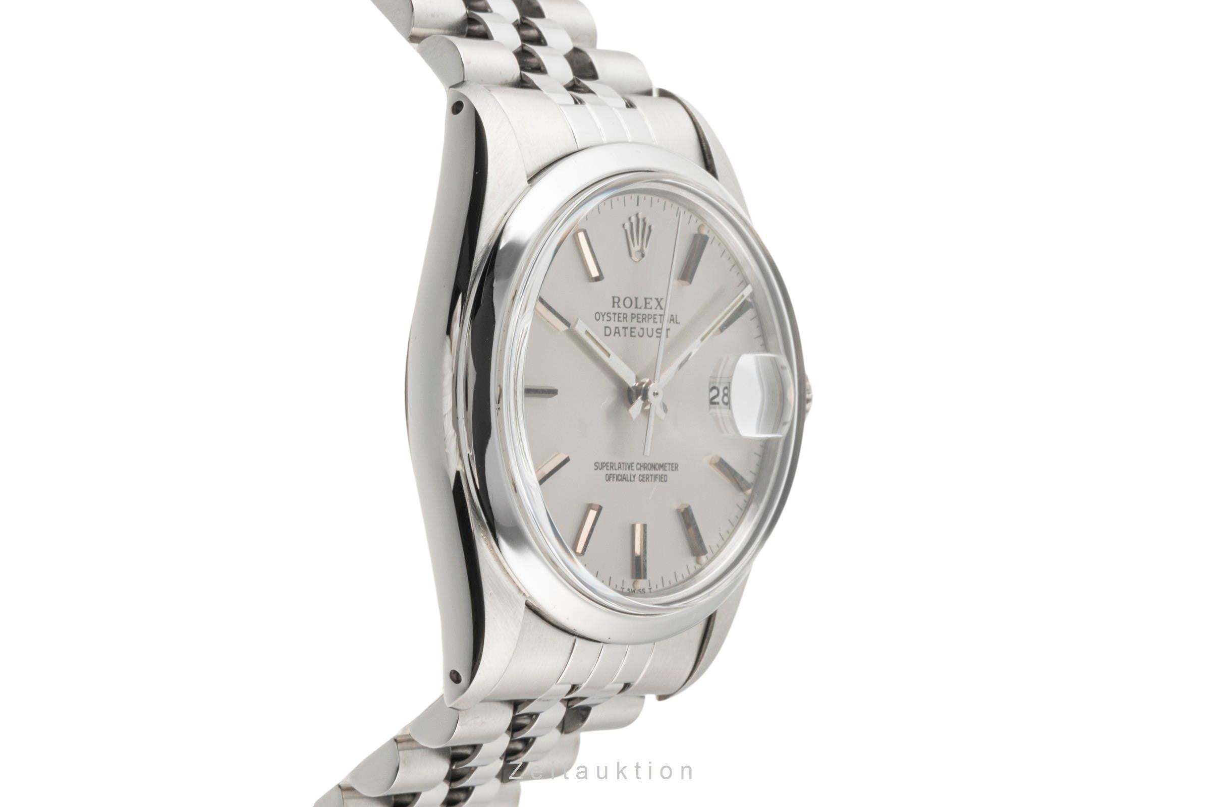 Rolex Datejust acciaio automatismo orologio da uomo 16000  [2400239]