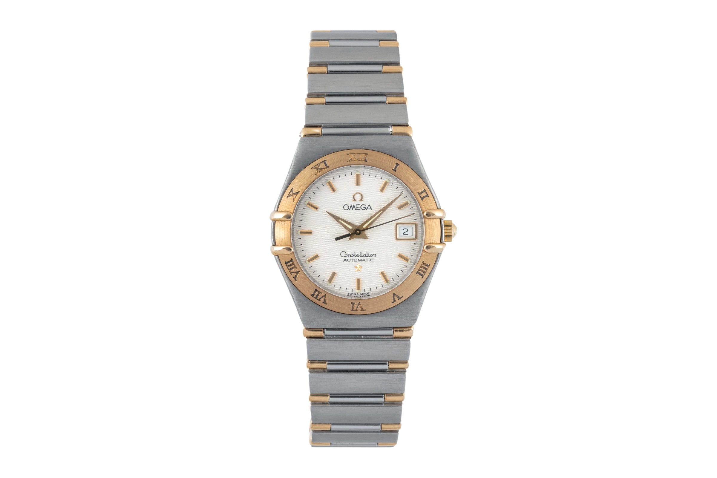 Omega Constellation acier / or  automatique montre pour femmes 1392.30.00, 766.1201  [2400251]