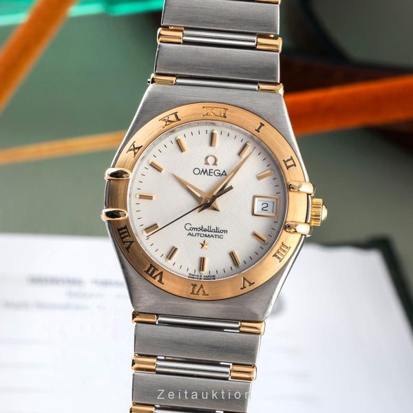 Omega Constellation acier / or  automatique montre pour femmes 1392.30.00, 766.1201  [2400251]