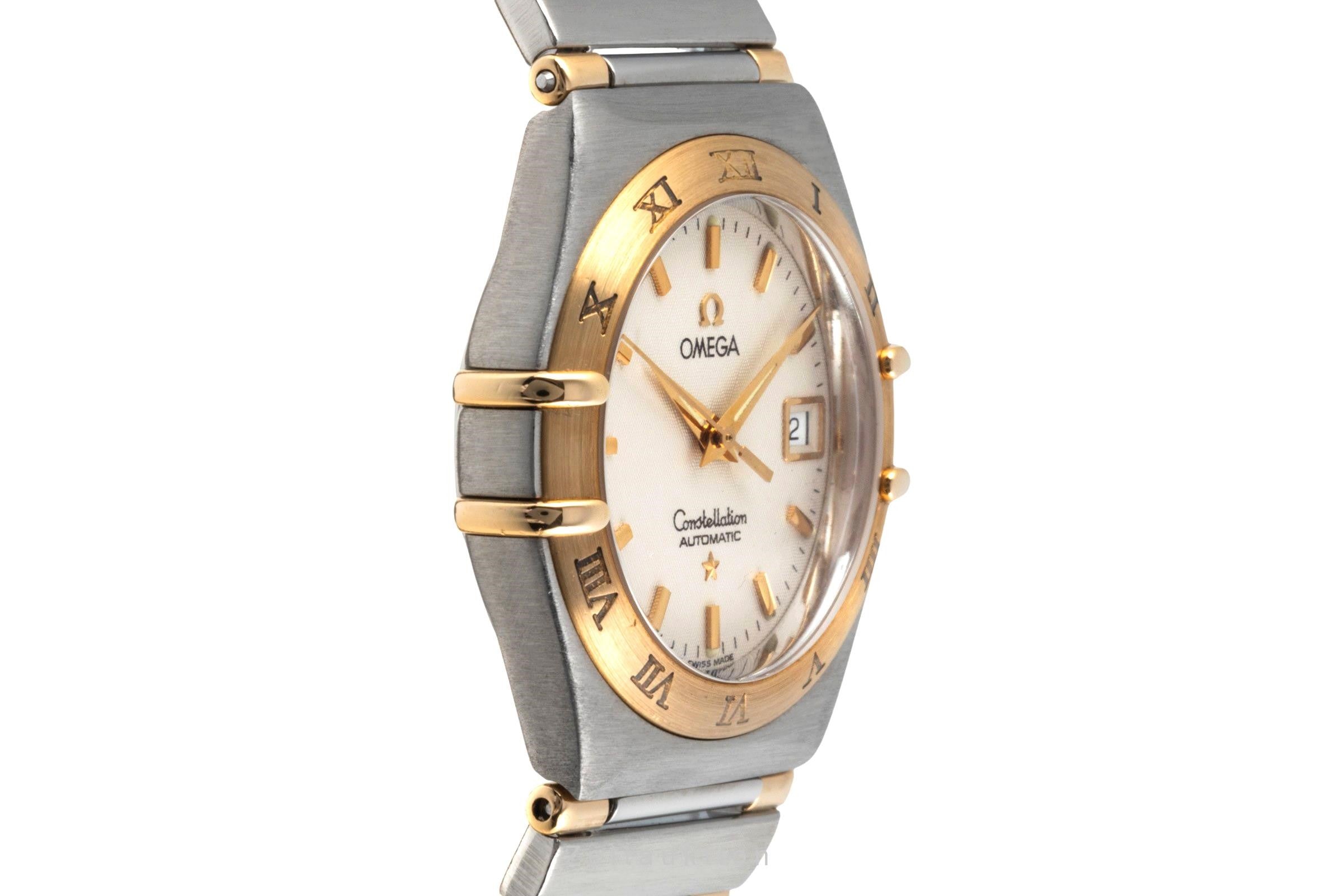 Omega Constellation acier / or  automatique montre pour femmes 1392.30.00, 766.1201  [2400251]