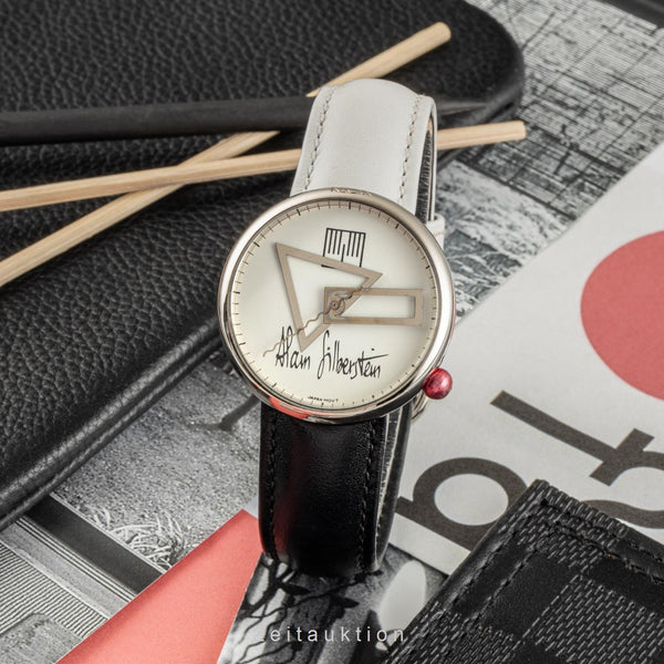 Alain Silberstein Klok chrome quartz men's watch  [2400262]