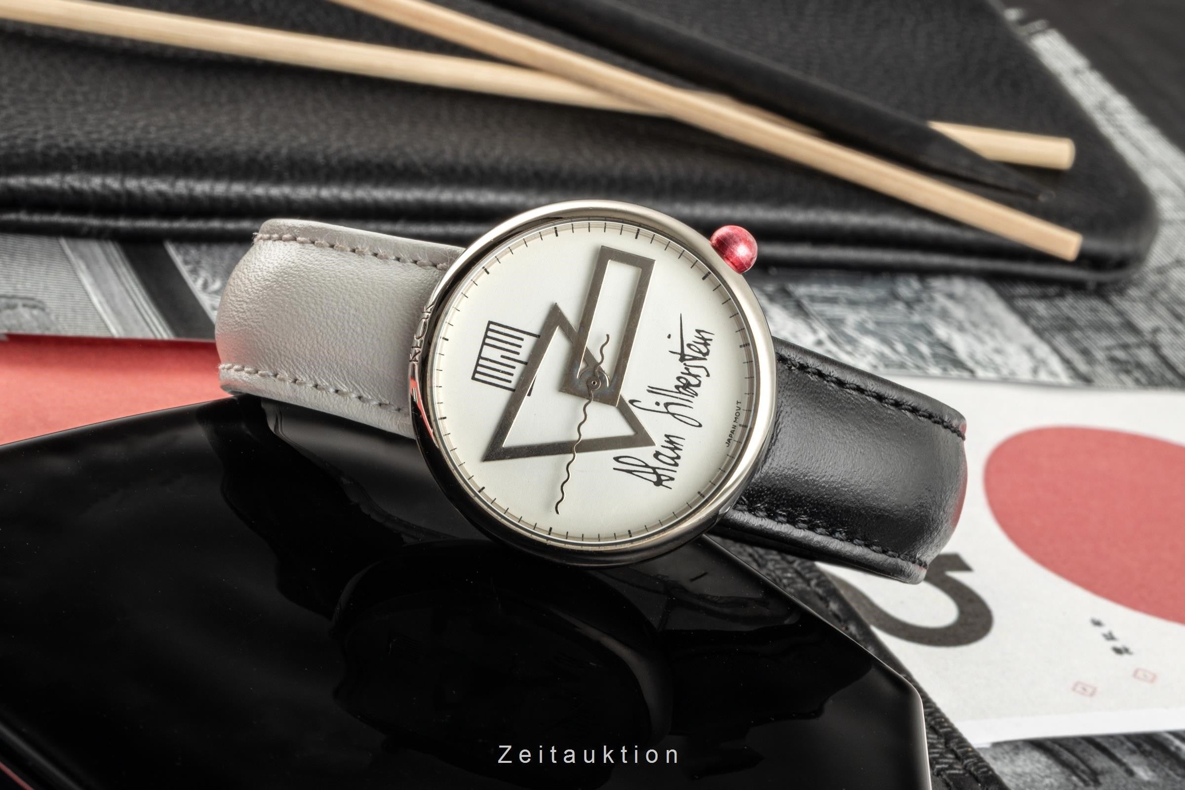 Alain Silberstein Klok chrome quartz men's watch  [2400262]