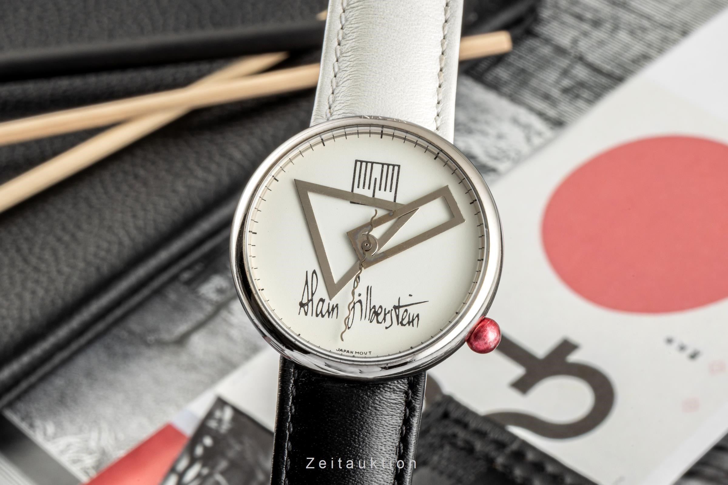 Alain Silberstein Klok chrome quartz men's watch  [2400262]