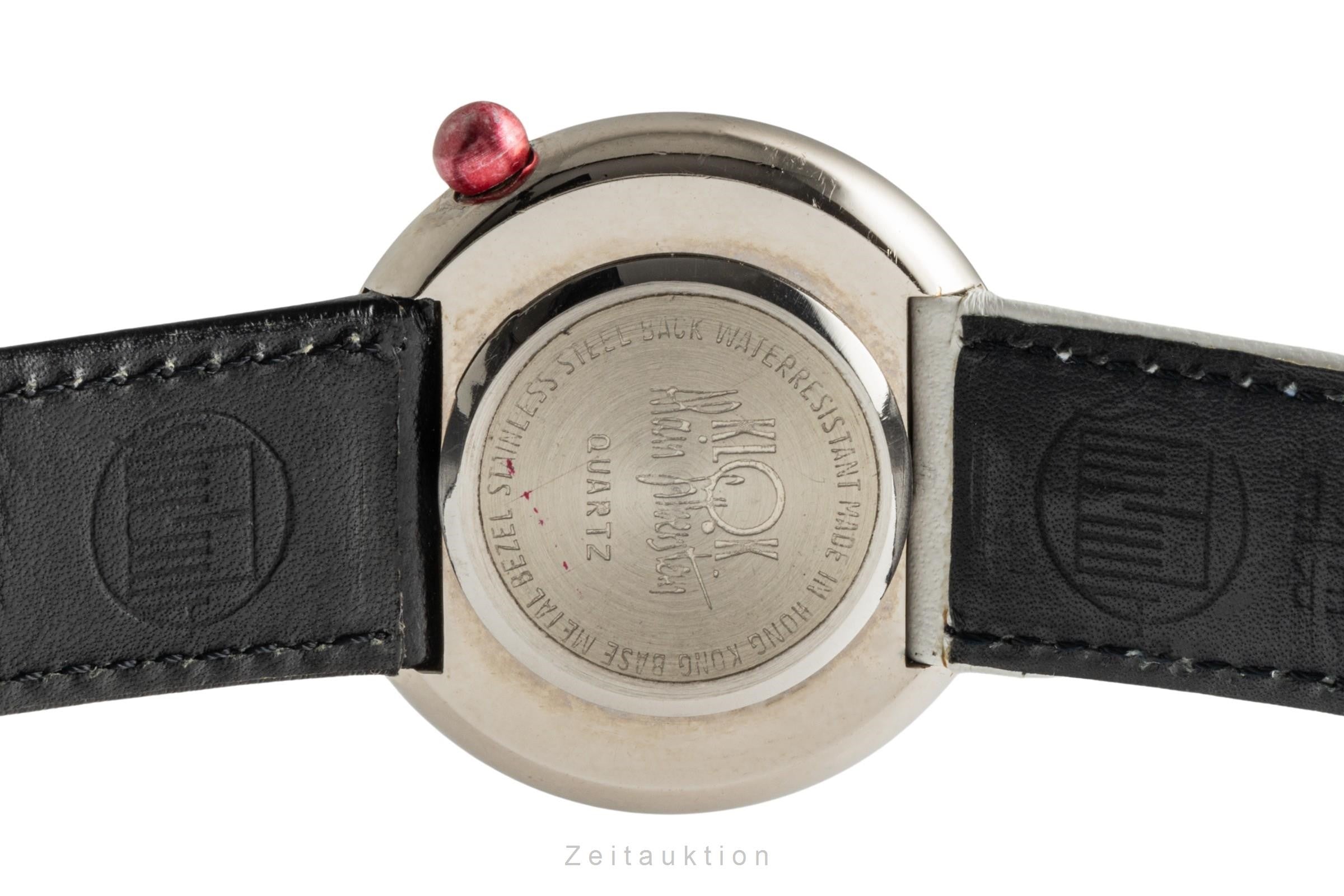 Alain Silberstein Klok chrome quartz men's watch  [2400262]