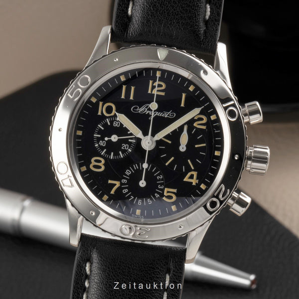 Breguet Type XX chronographe acier automatique montre pour hommes 3800/92/3W6  [2400282]