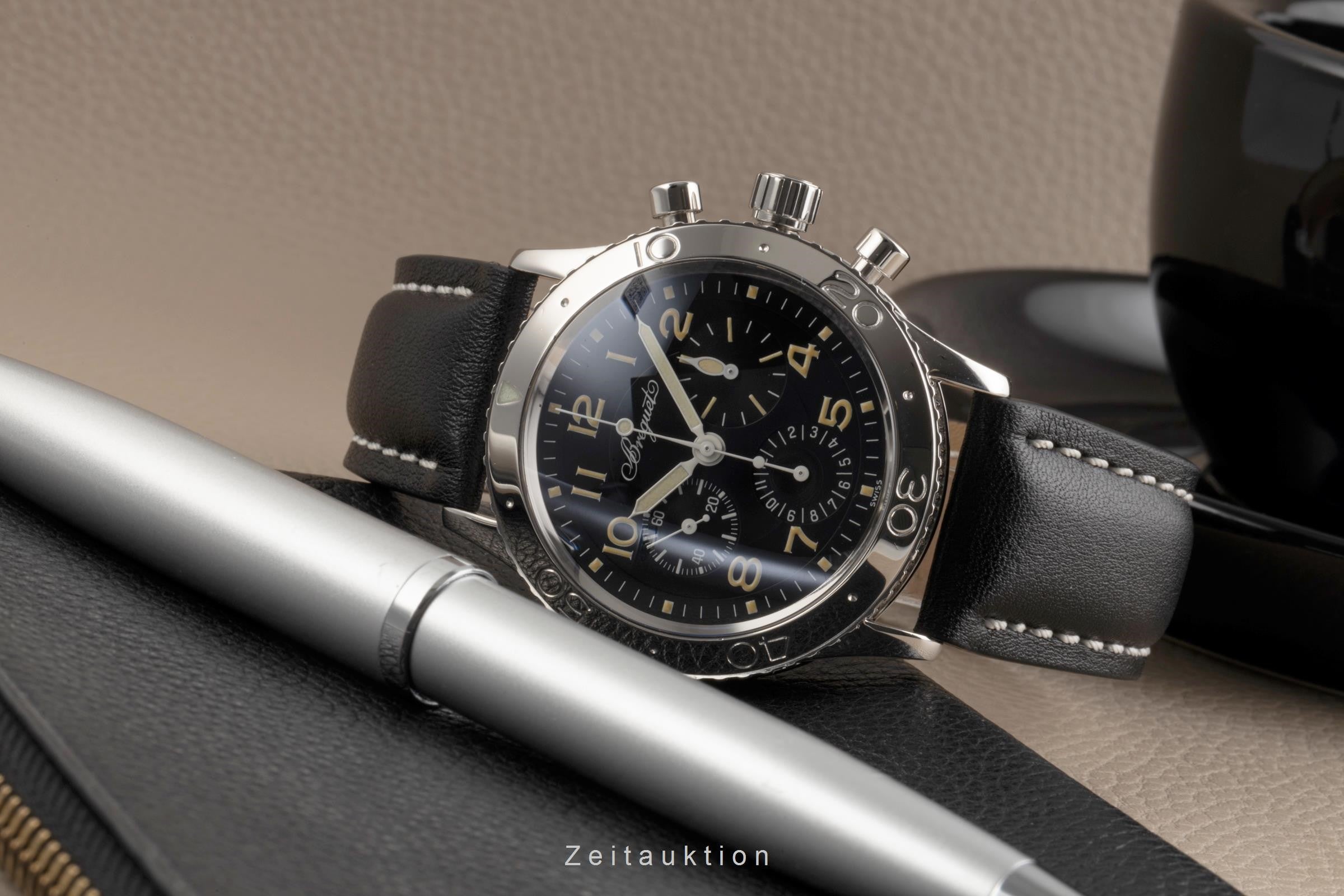 Breguet Type XX chronograph steel automatic Kal. 582 Ref. 3800/92